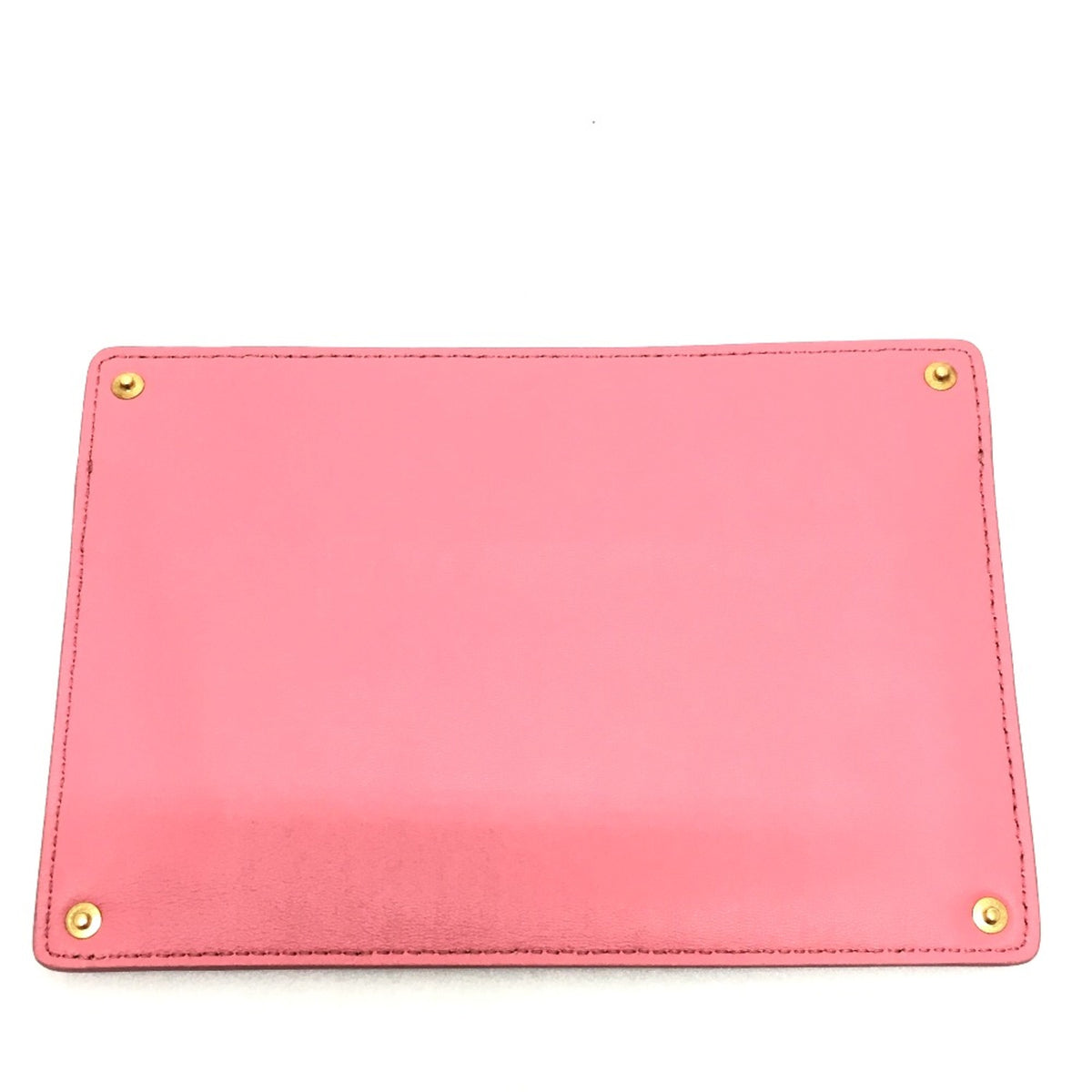Fendi Pink Leather Pouch (Pre-Owned)