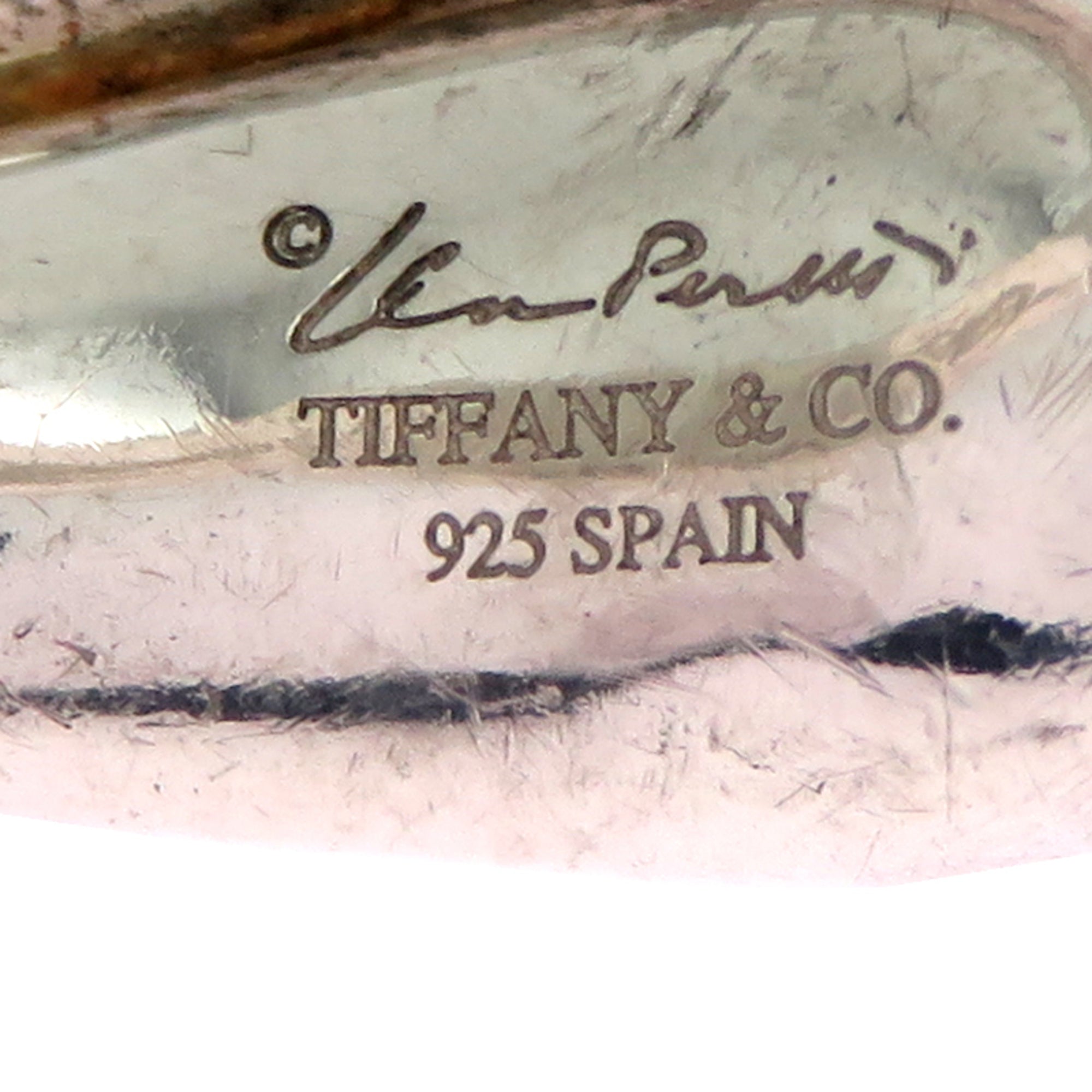 Tiffany Silver 925 Band Ring (Pre-Owned)