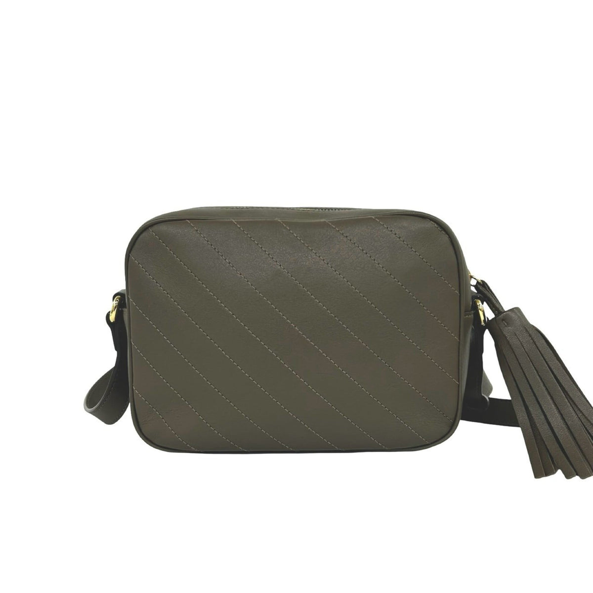 Gucci Brown Leather Pochette Shoulder Bag (Pre-Owned)