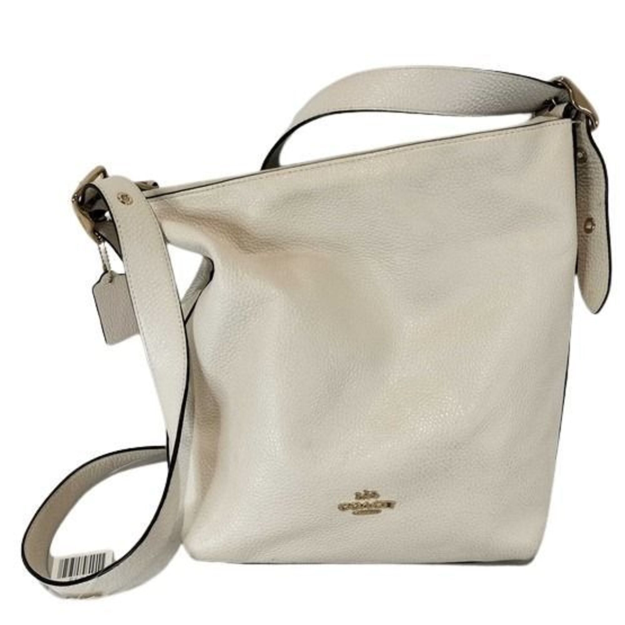 Coach White Shoulder Bag (Pre-Owned)