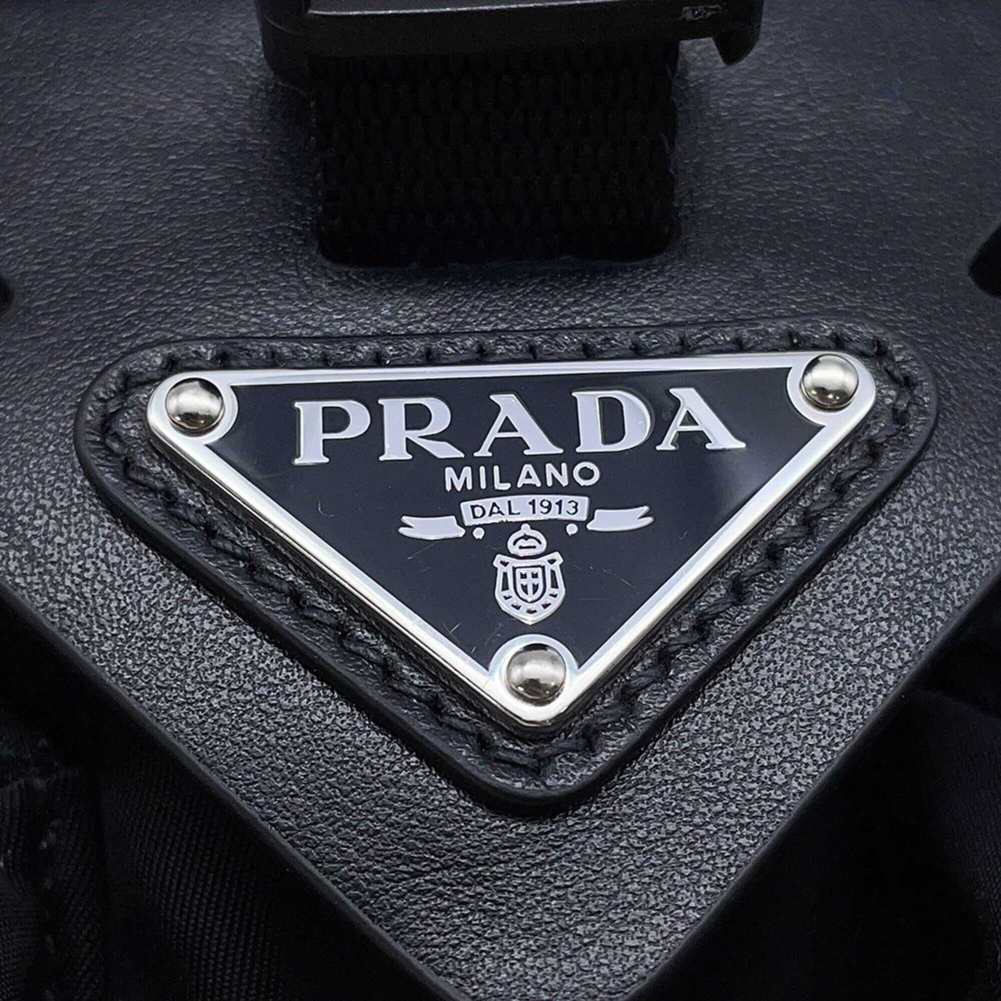 Prada Black Nylon Handbag Shoulder Bag (Pre-Owned)