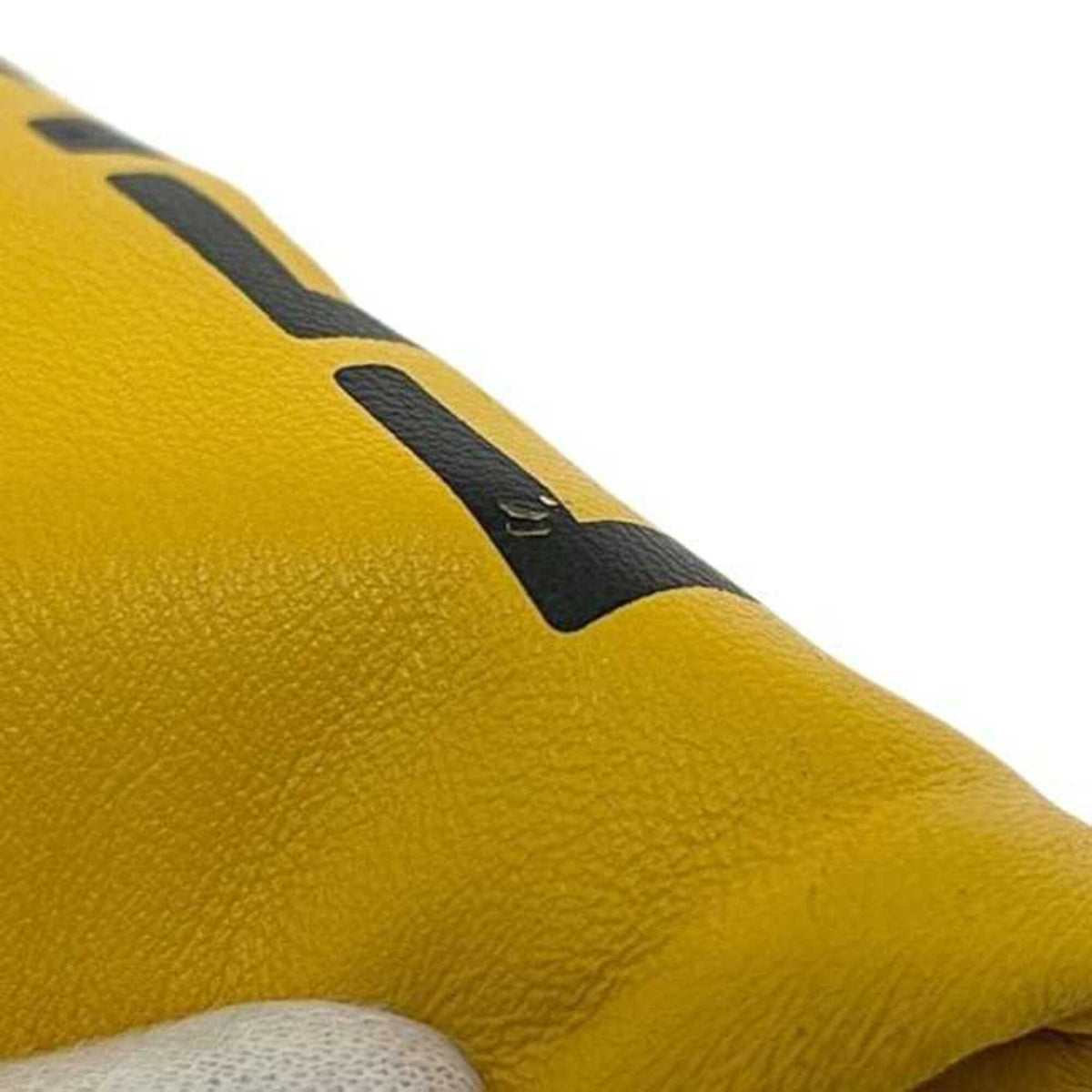 Fendi Yellow Leather Pouch Shoulder Bag (Pre-Owned)