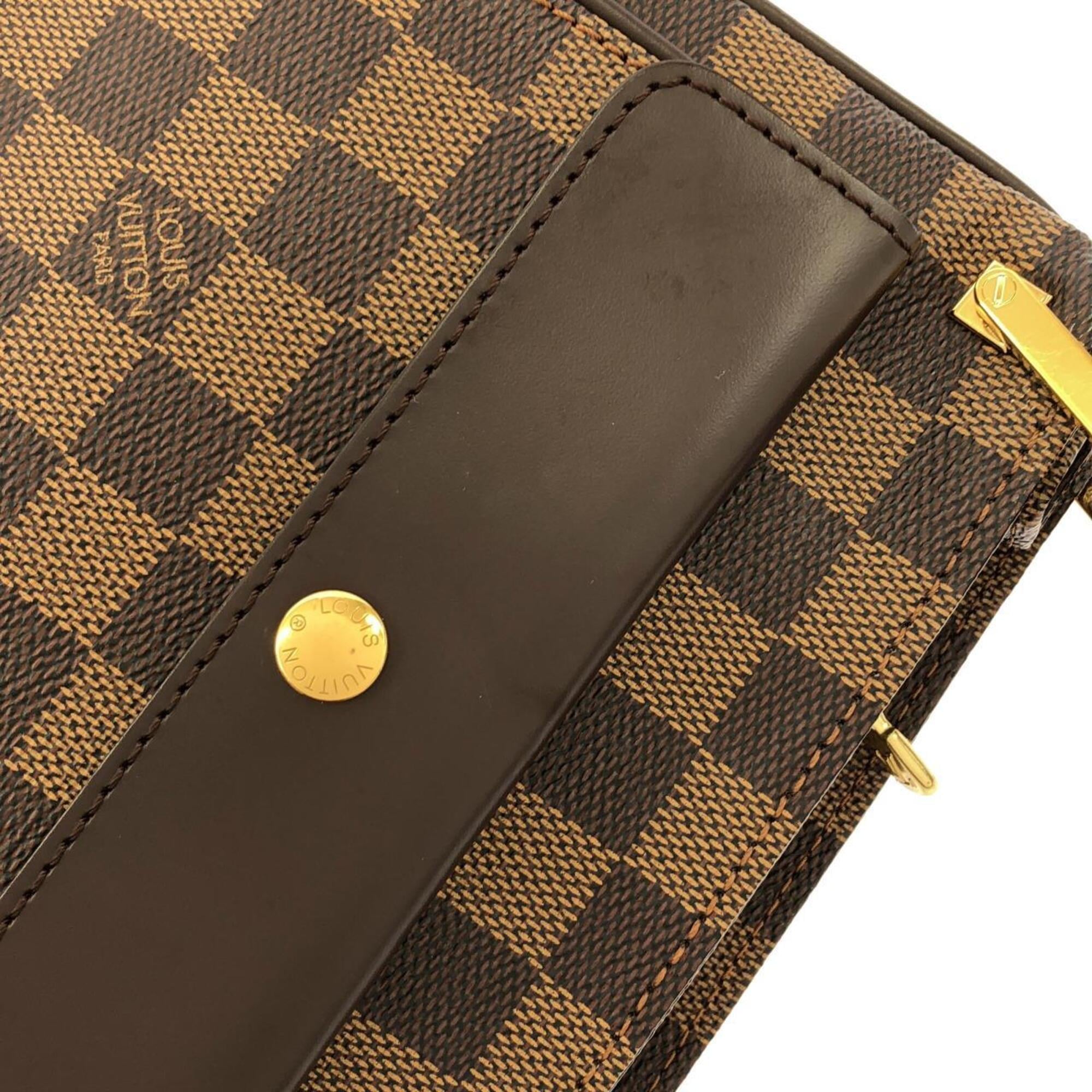 Louis Vuitton Brown Coated Canvas Shoulder Bag (Pre-Owned)