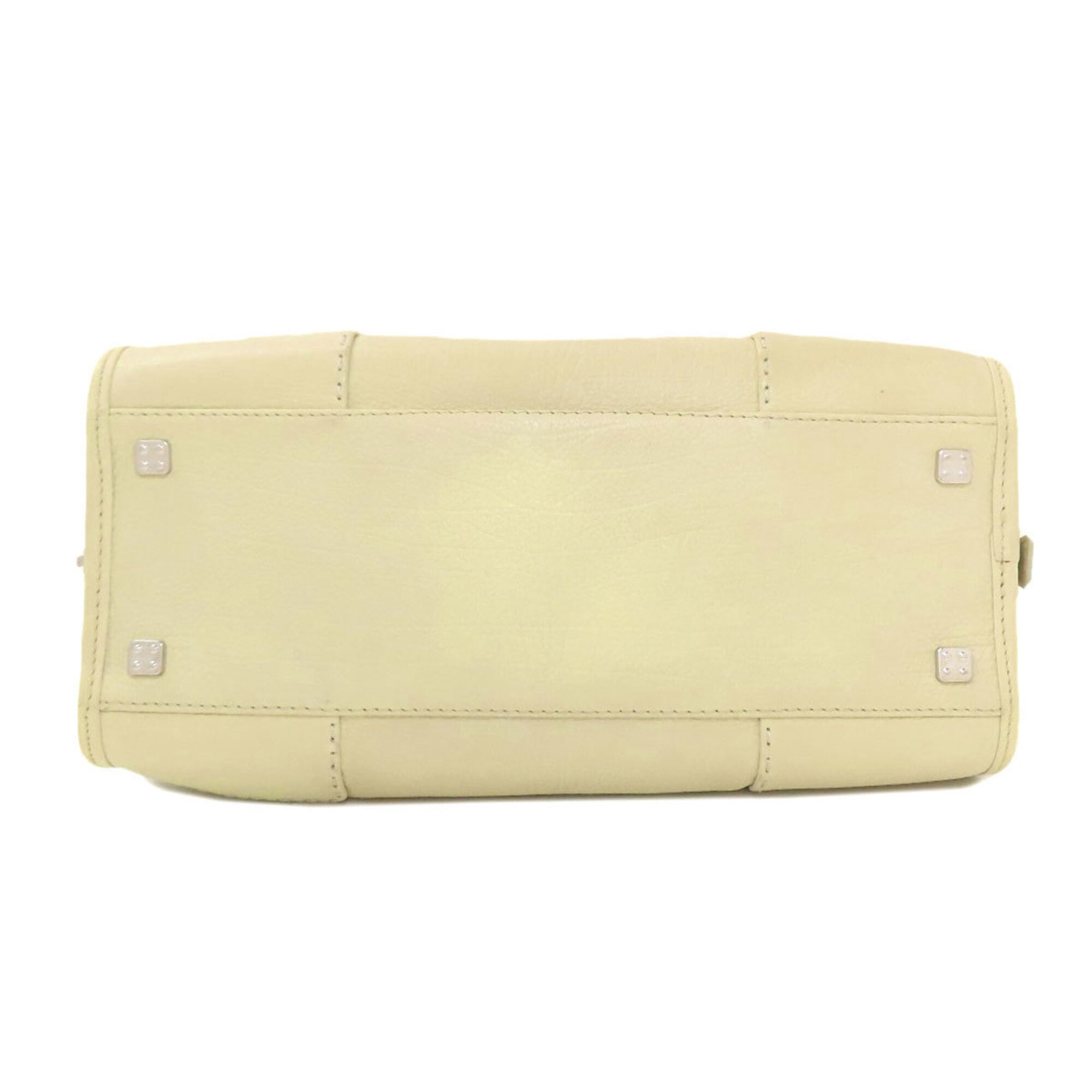 Loewe Yellow Leather Handbag (Pre-Owned)