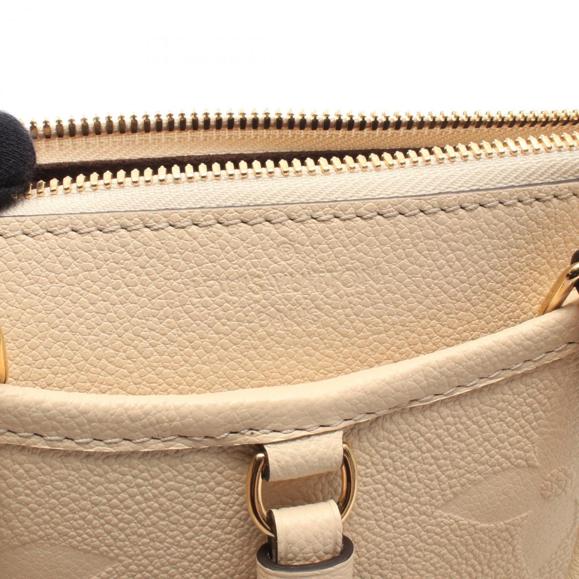Louis Vuitton Beige Cream Monogram Empreinte Leather Handbag (Pre-Owned)