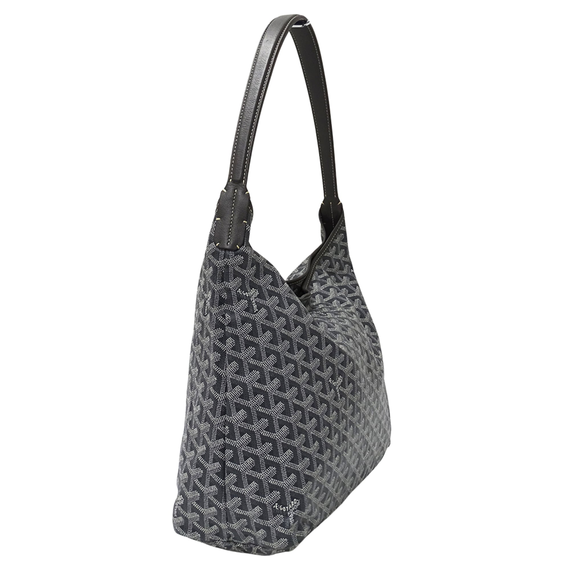 Goyard Gray Coated Canvas Handbag Shoulder Bag (Pre-Owned)