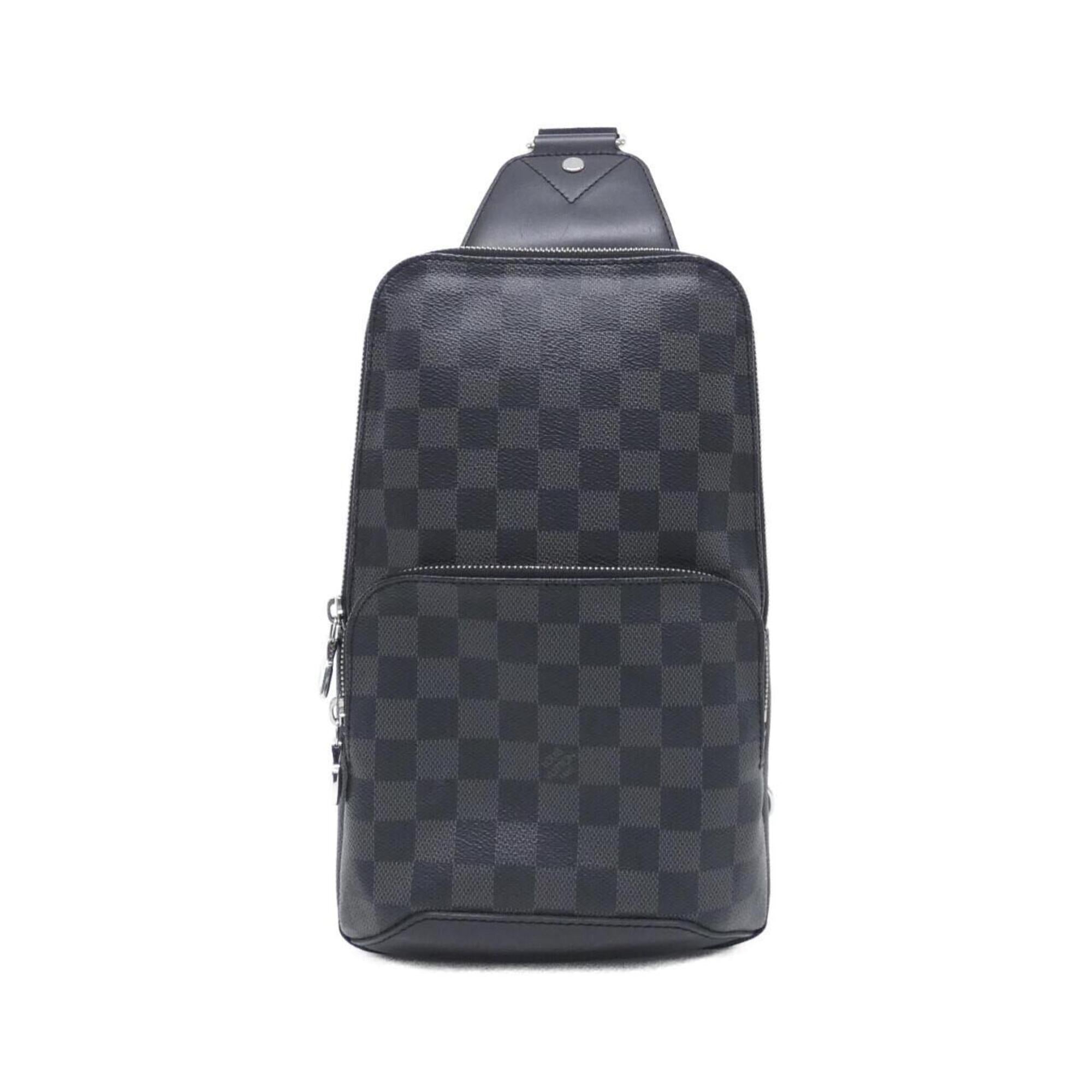 Louis Vuitton Graphite Coated Canvas Shoulder Bag (Pre-Owned)