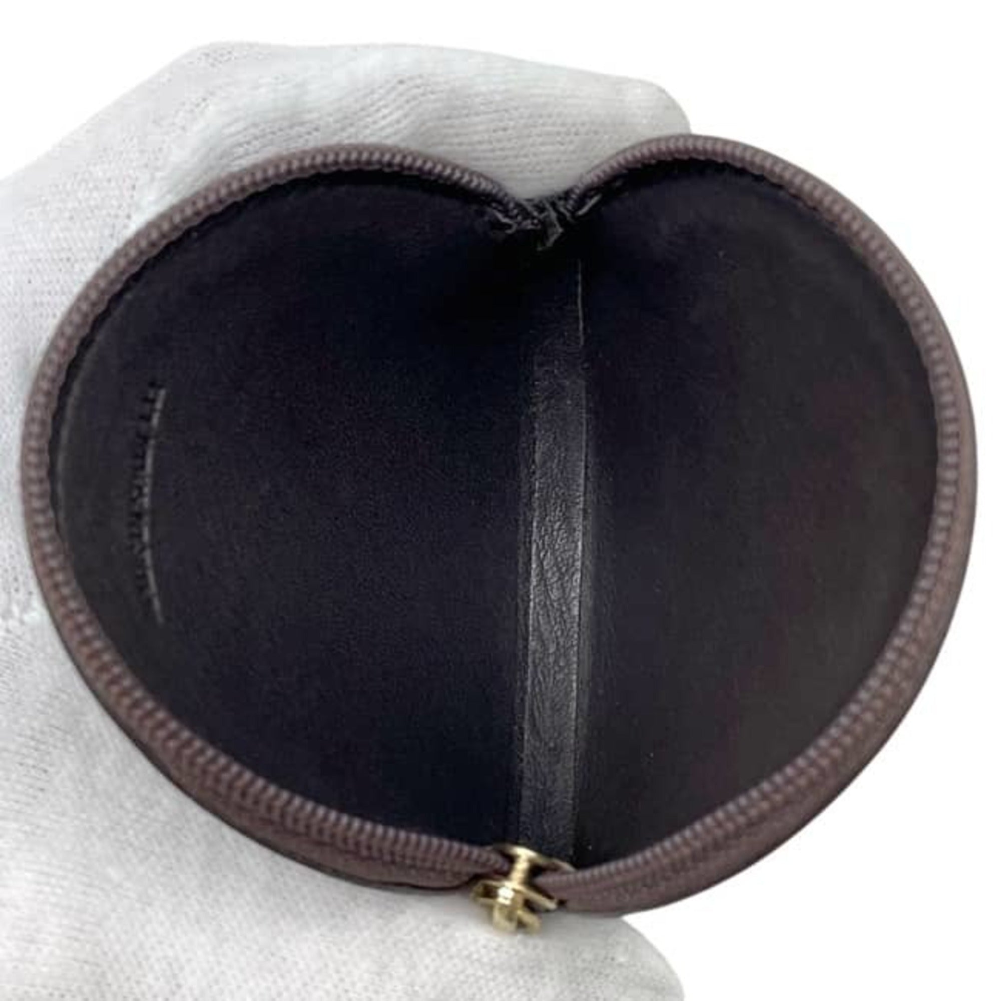 Loewe Brown Leather Coin Purse/Coin Case (Pre-Owned)