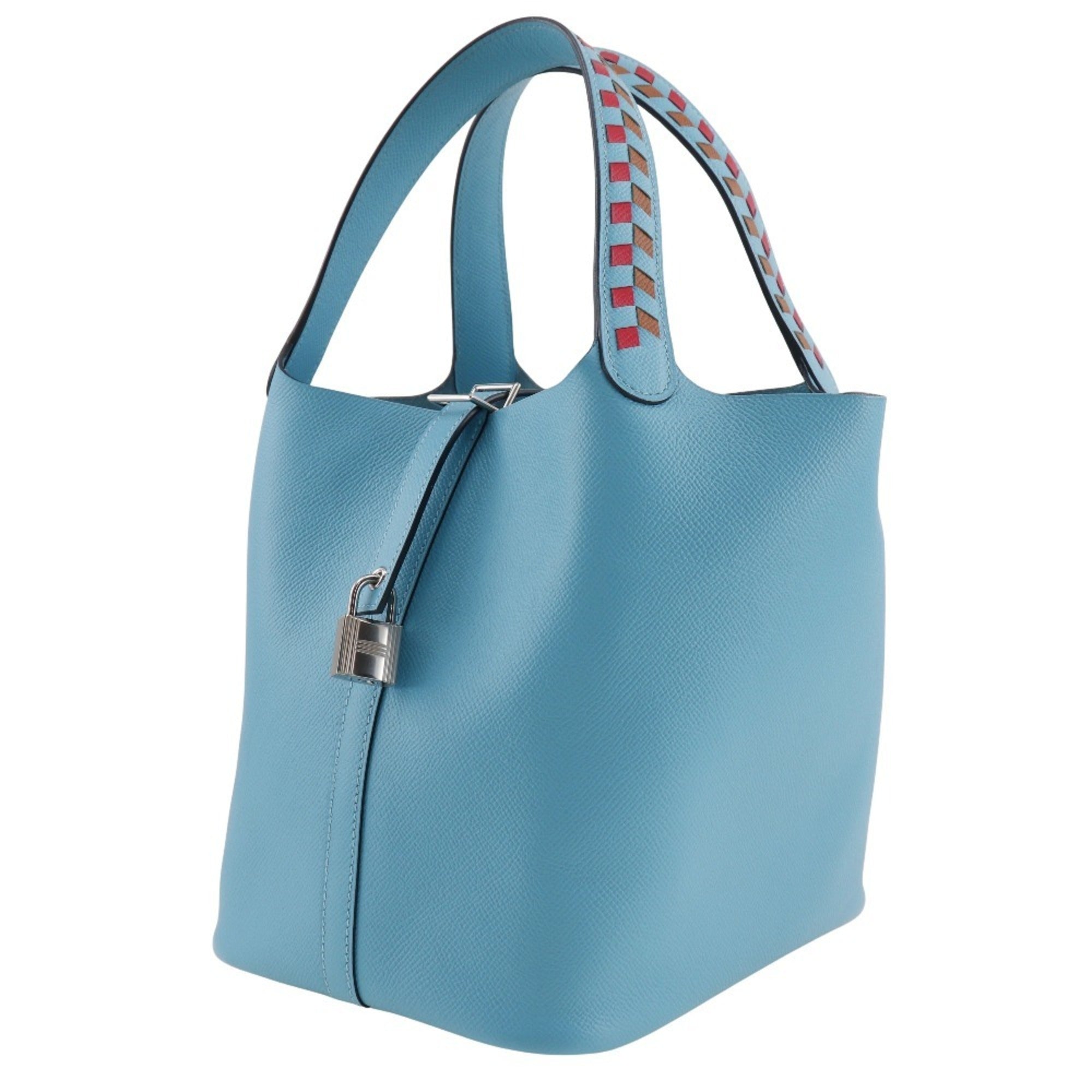 Hermes Light Blue Epsom Leather Handbag (Pre-Owned)