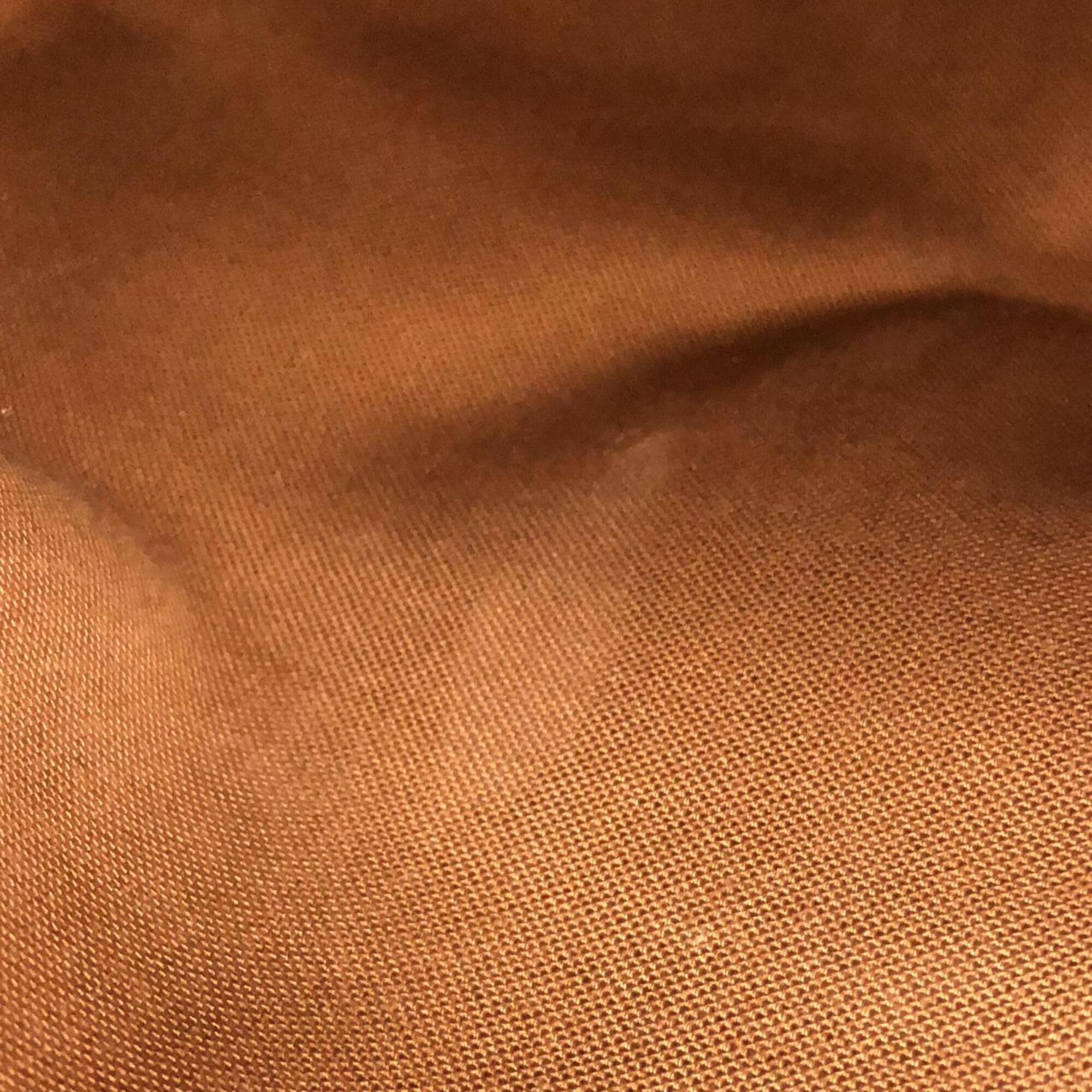 Louis Vuitton Monogram Marron Coated Canvas Boston Bag (Pre-Owned)