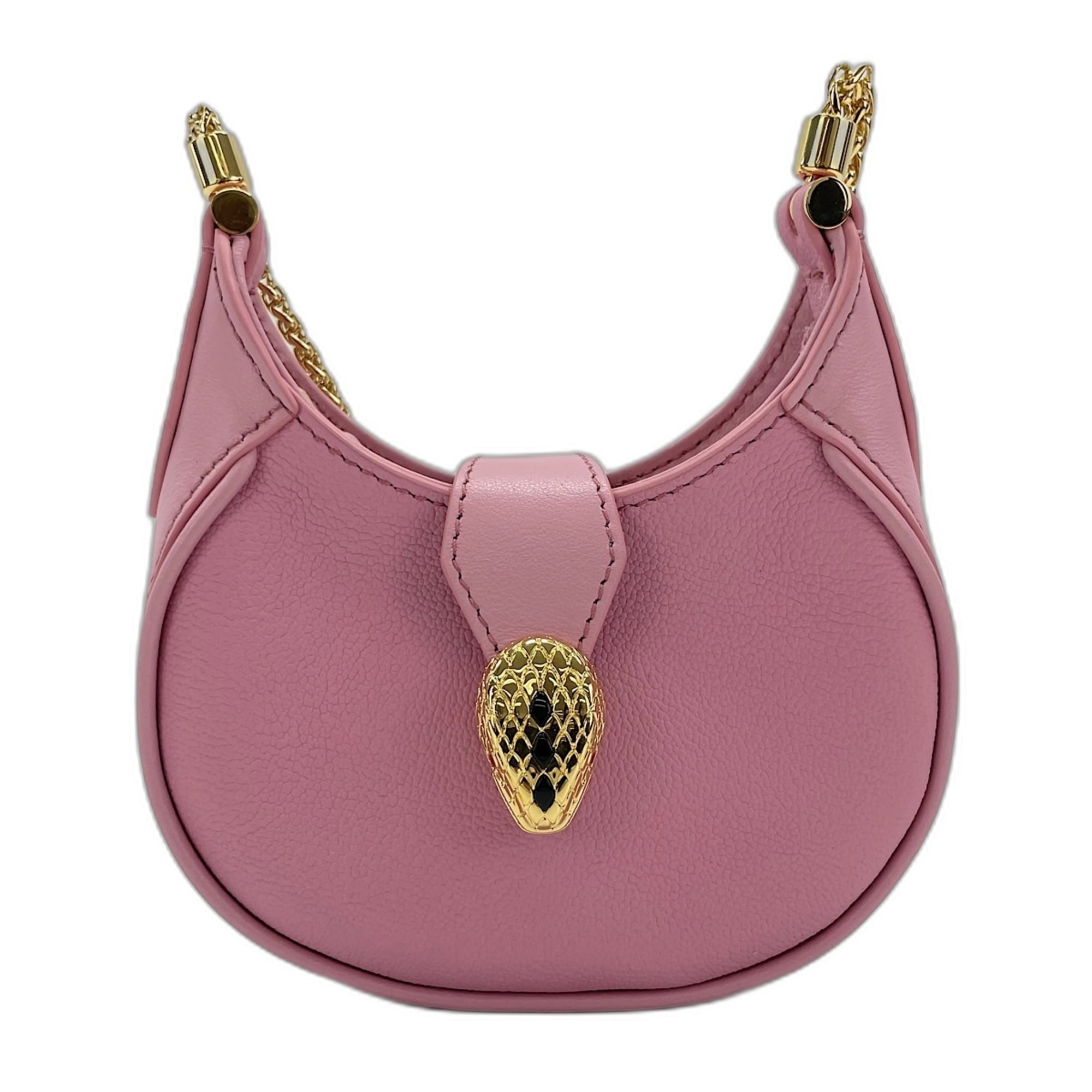 Bvlgari Pink Leather Shoulder Bag (Pre-Owned)