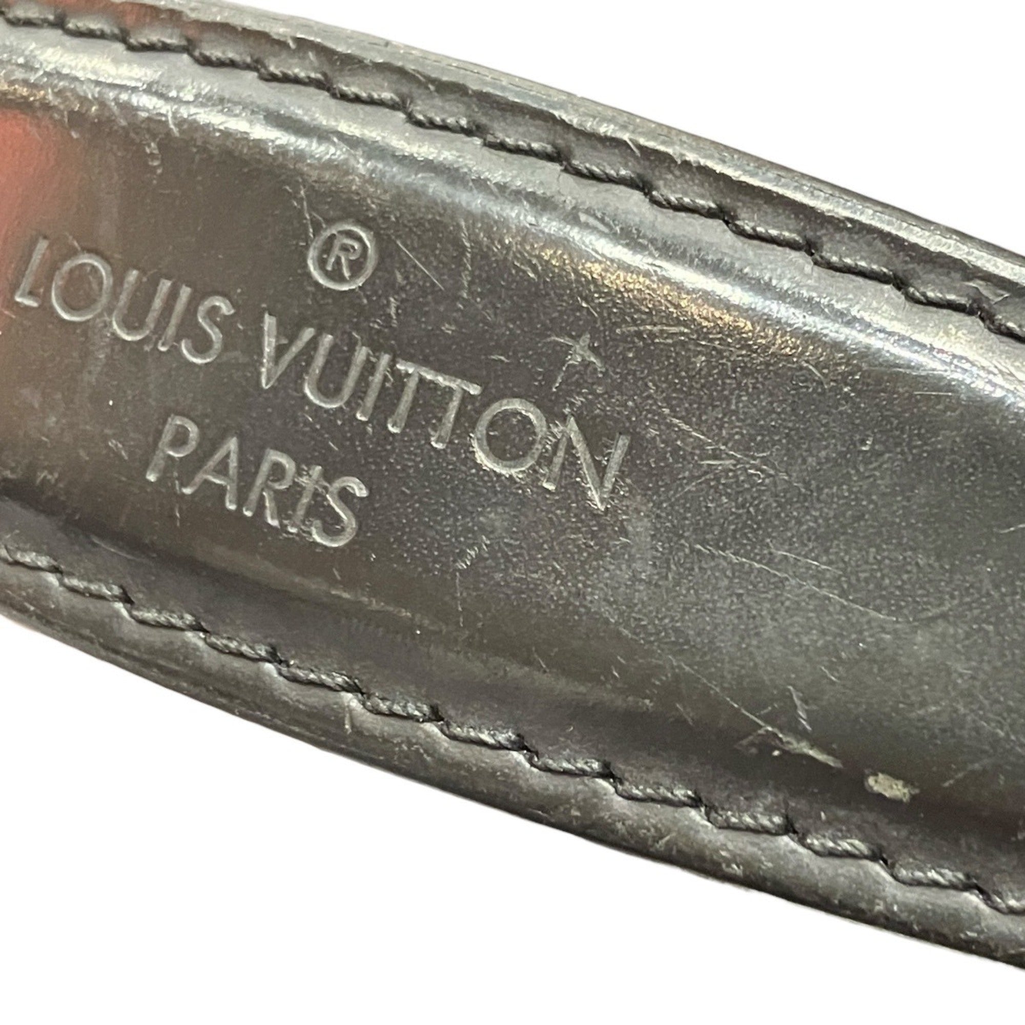 Louis Vuitton Black Gray Pvc Messenger Bag (Pre-Owned)