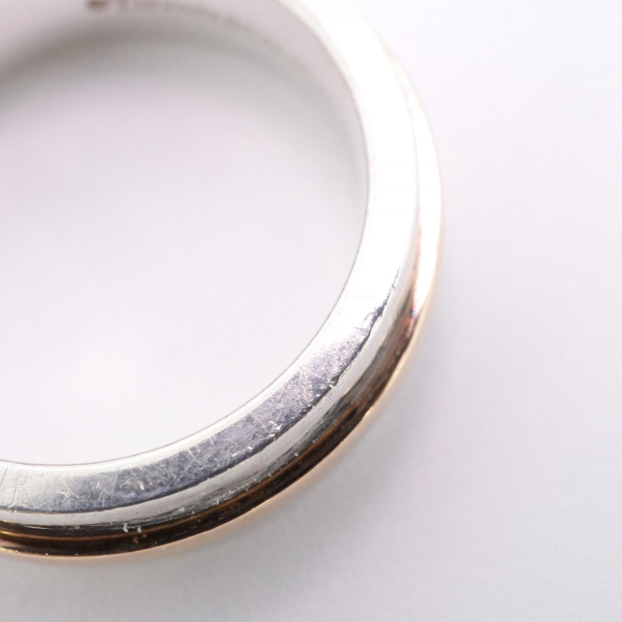 Tiffany Pink Gold (18K) Silver 925 Band Ring (Pre-Owned)