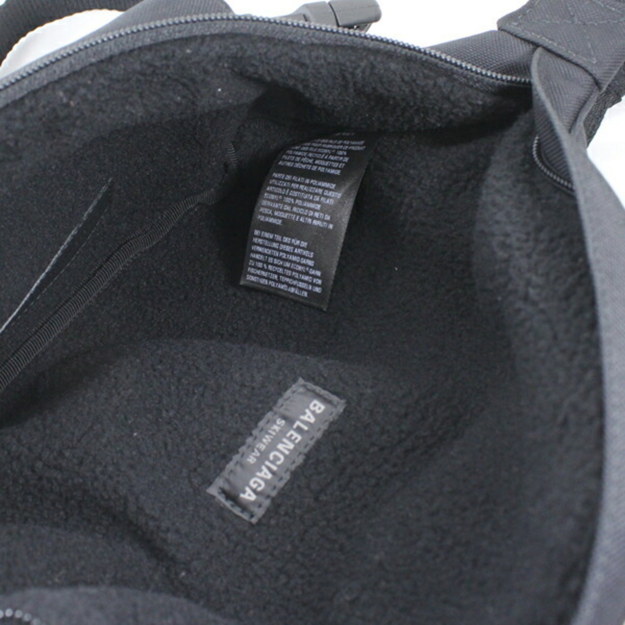 Balenciaga Black Nylon Fanny Pack Sling Bag (Pre-Owned)