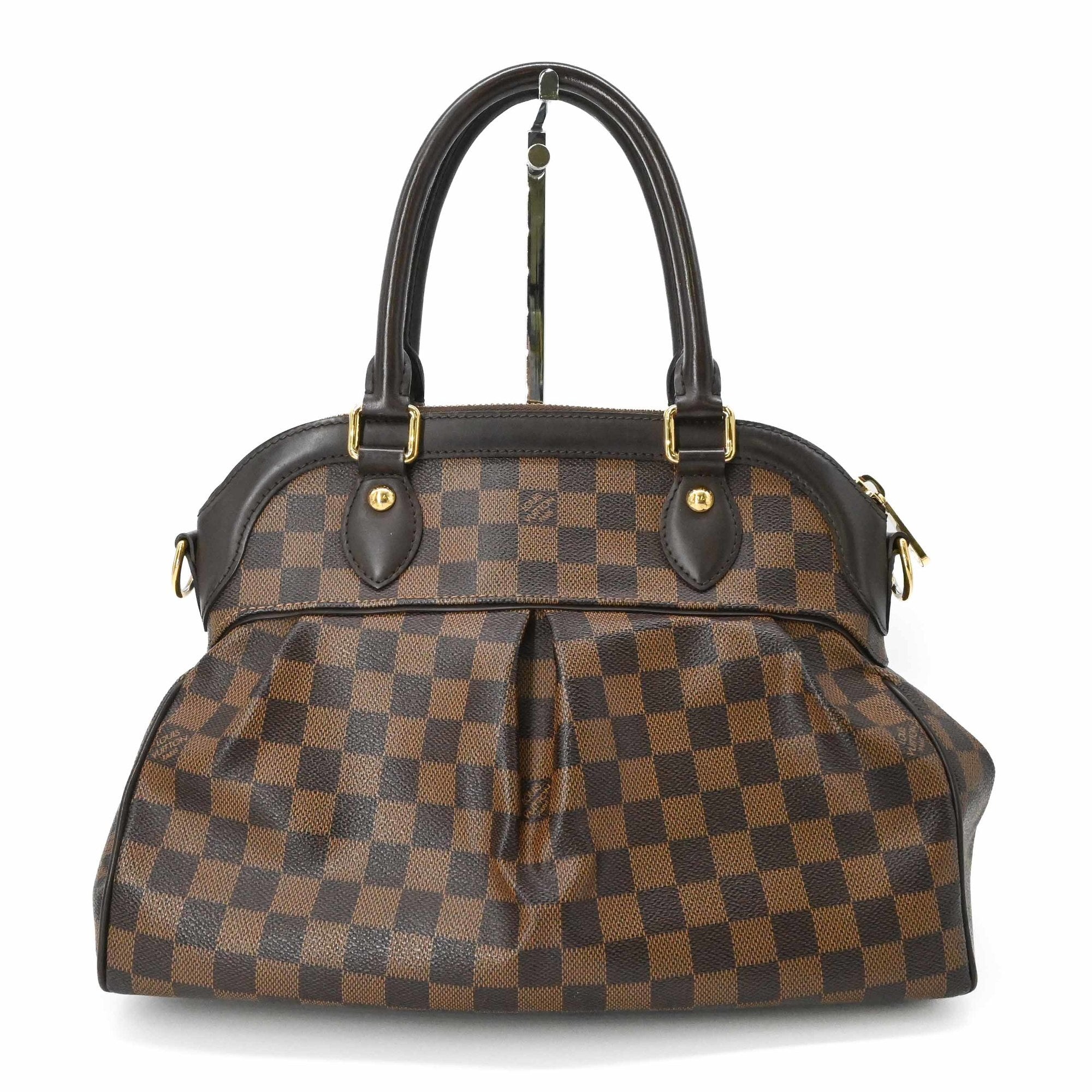 Louis Vuitton Brown Damier Canvas Handbag Shoulder Bag (Pre-Owned)