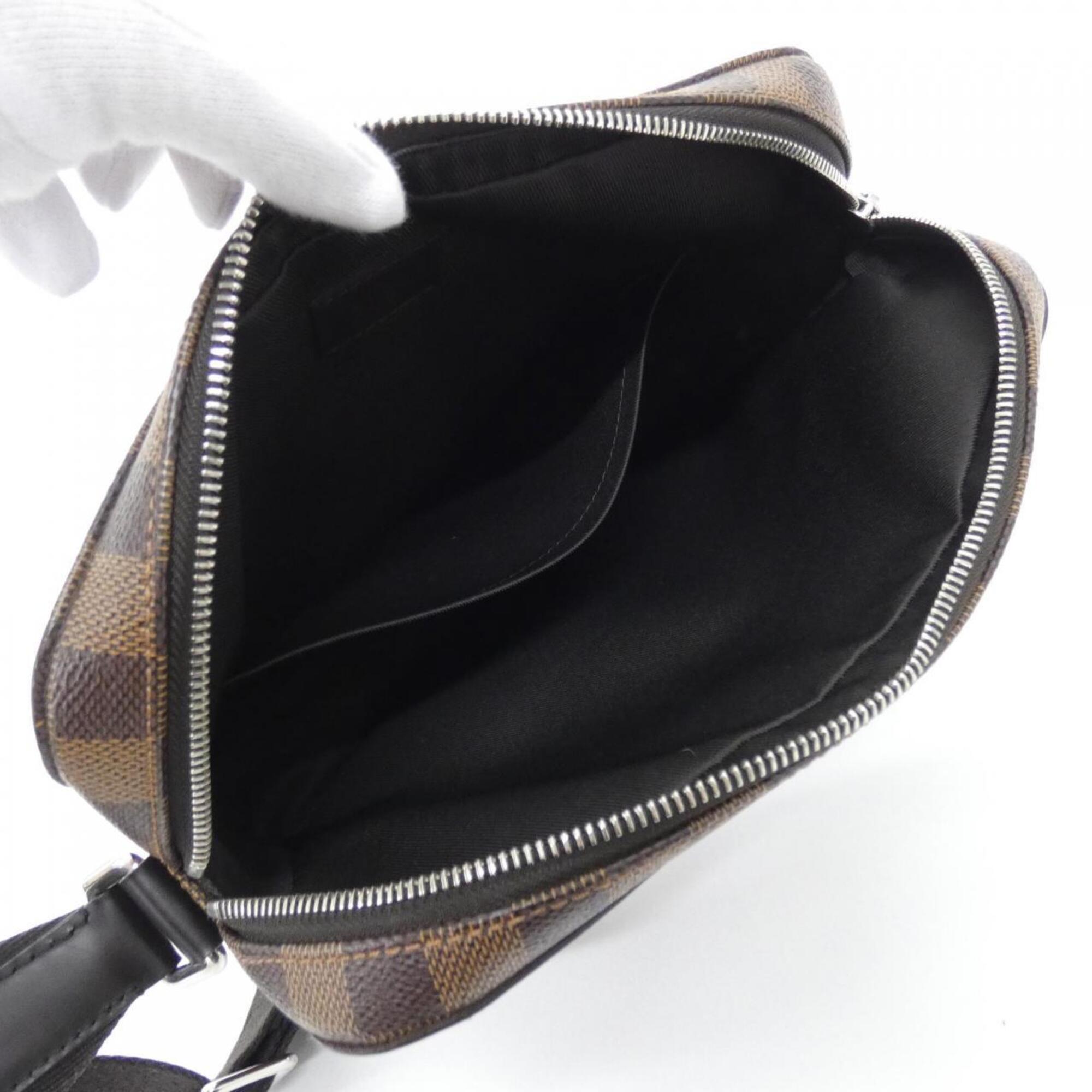 Louis Vuitton Damier Canvas Ebene Coated Canvas Shoulder Bag (Pre-Owned)