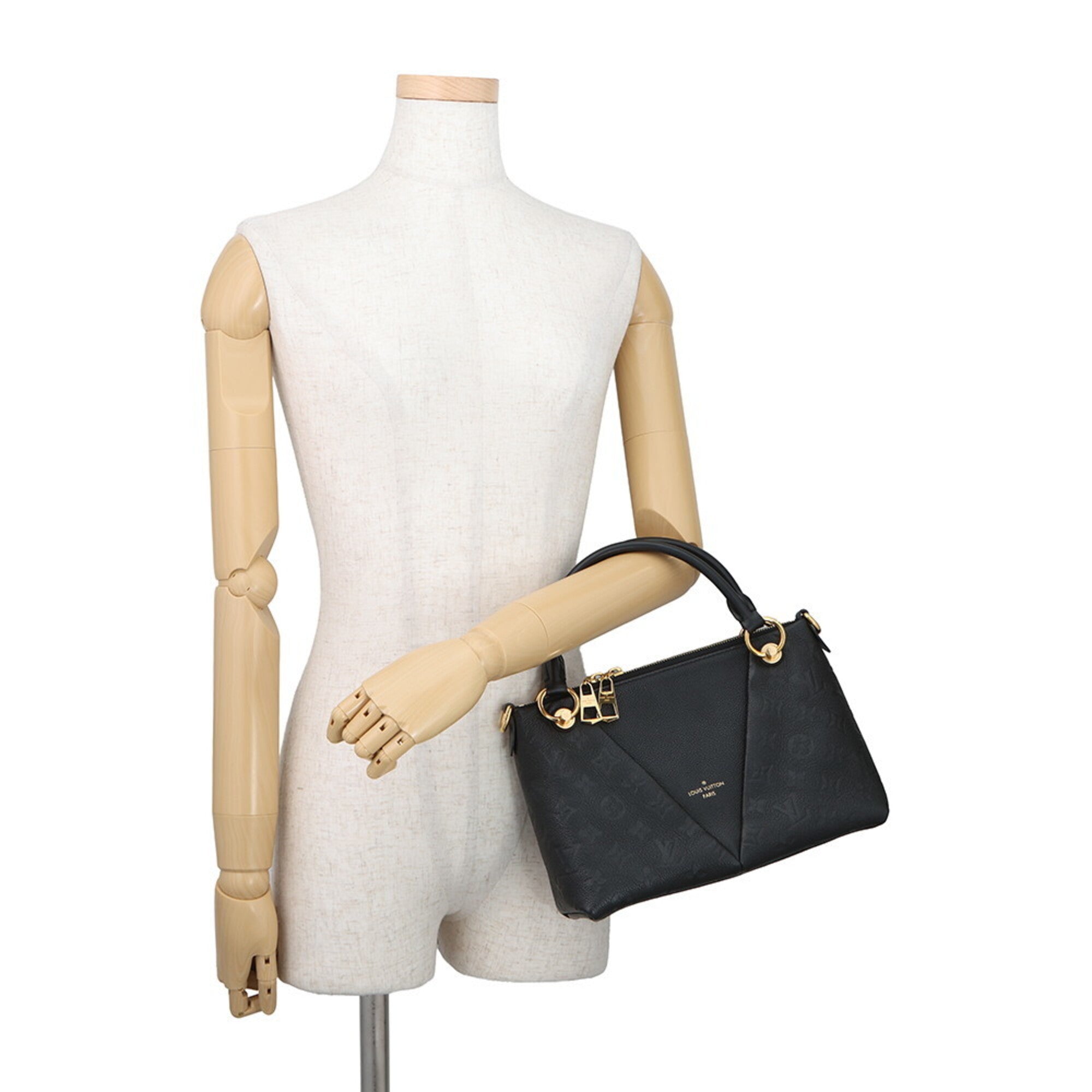 Louis Vuitton Black Monogram Noir Monogram Empreinte Handbag Shoulder Bag (Pre-Owned)