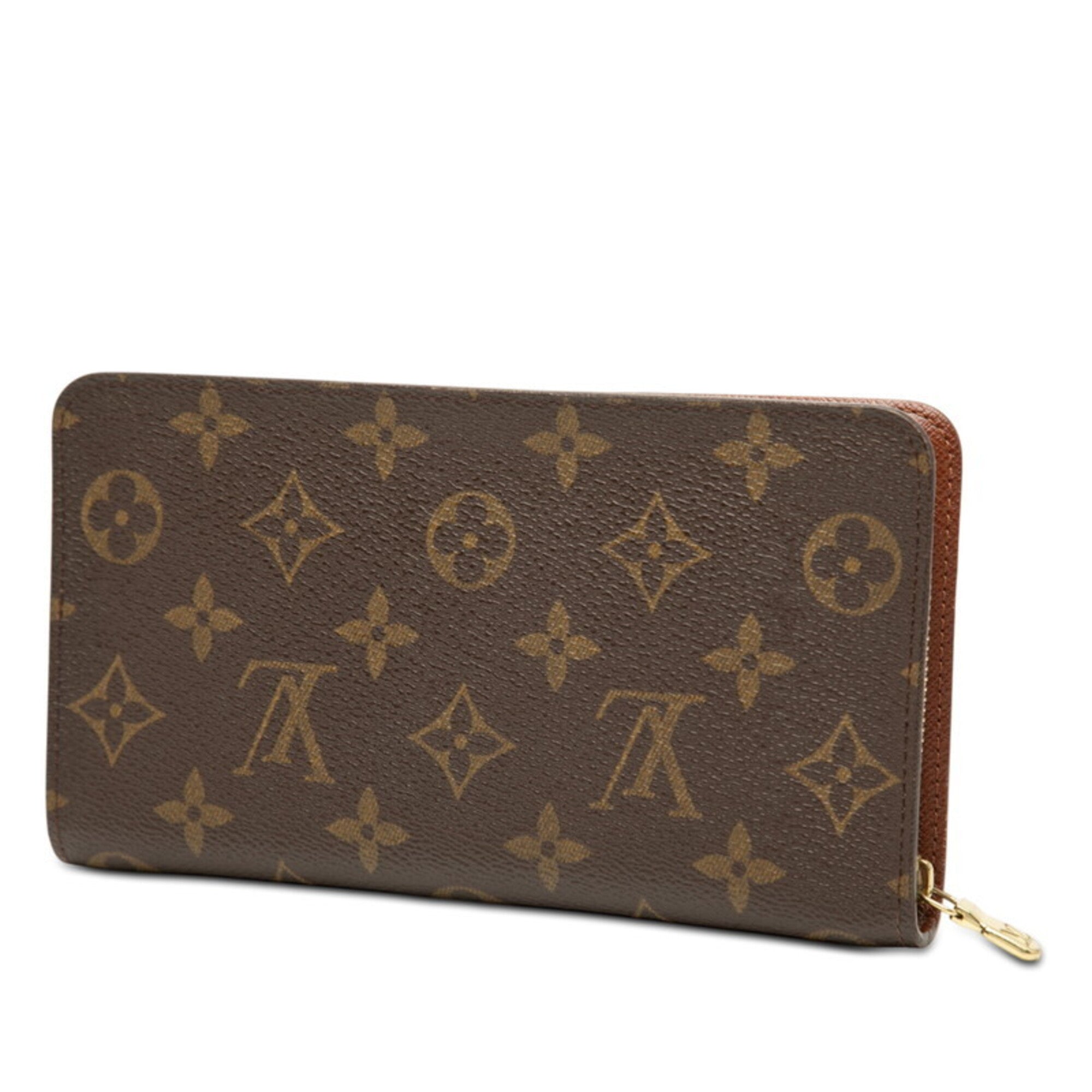 Louis Vuitton Monogram Brown Pvc Leather Long Wallet (Bi-Fold) (Pre-Owned)