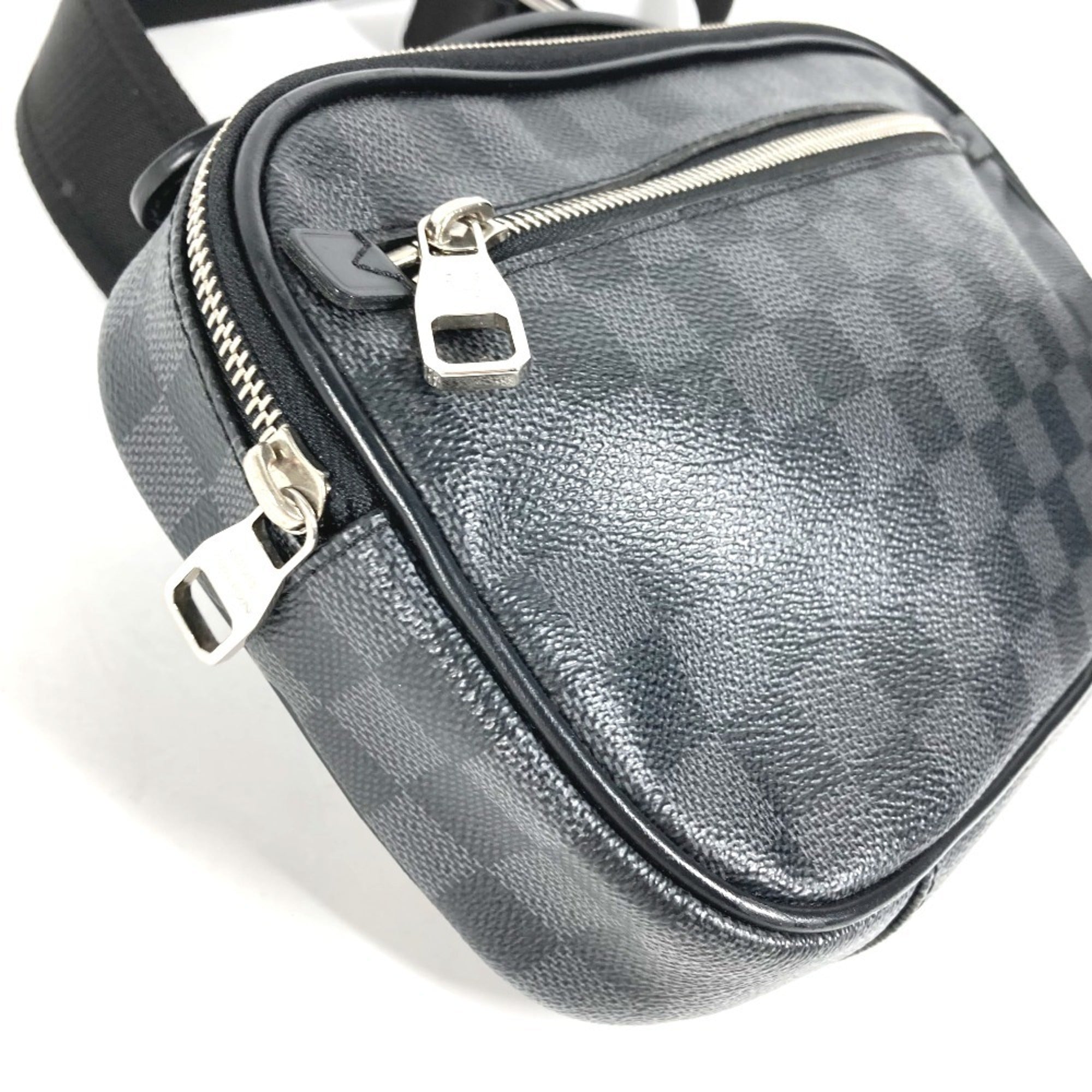 Louis Vuitton Damier Graphite Black Damier Graphite Shoulder Bag Sling Bag (Pre-Owned)