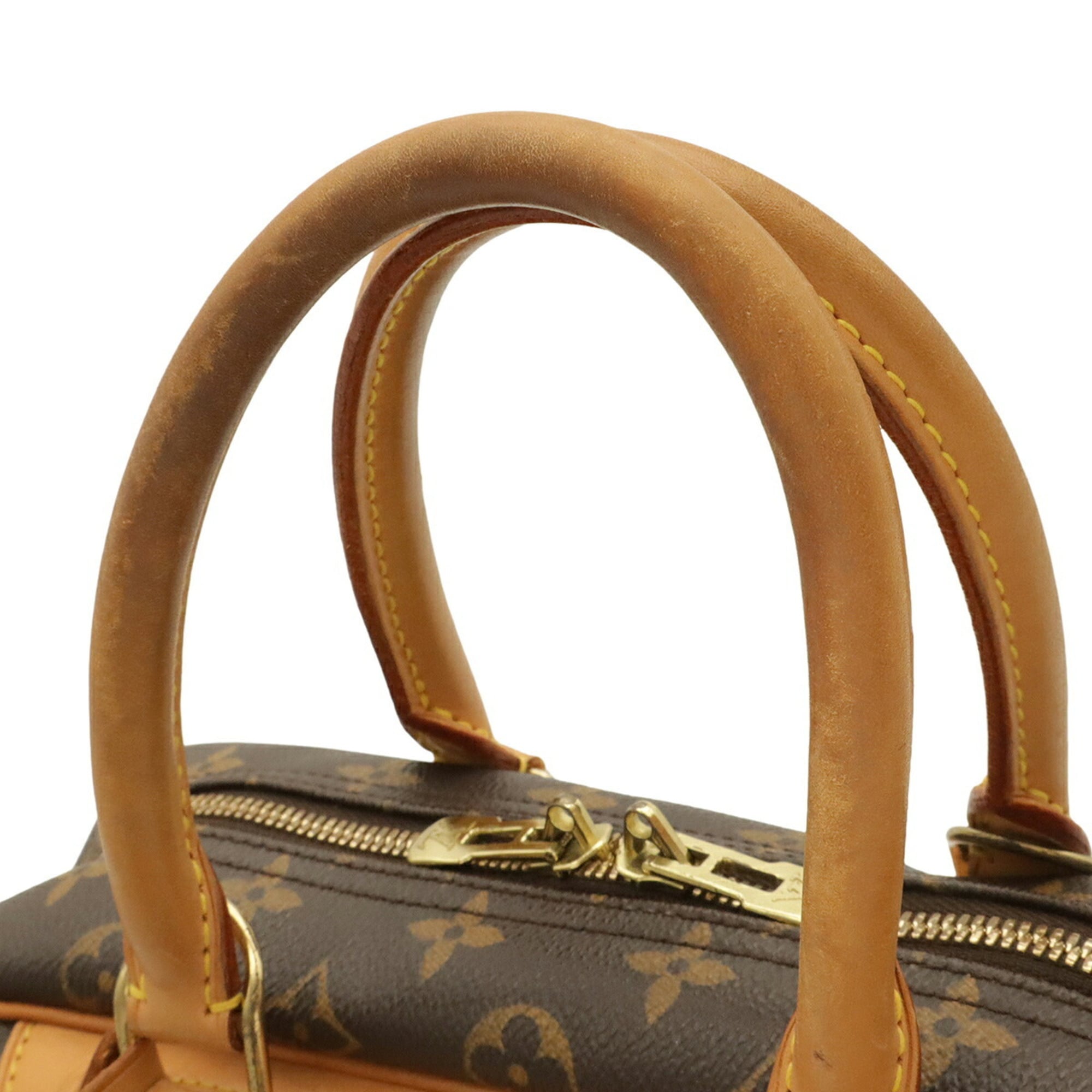 Louis Vuitton Brown Monogram Canvas Boston Bag Handbag (Pre-Owned)