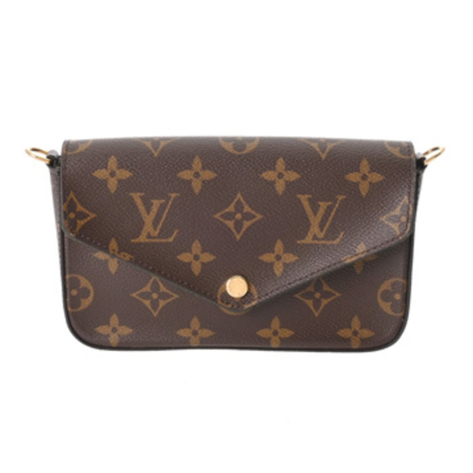 Louis Vuitton Monogram Brown Khaki Monogram Pochette Shoulder Bag (Pre-Owned)