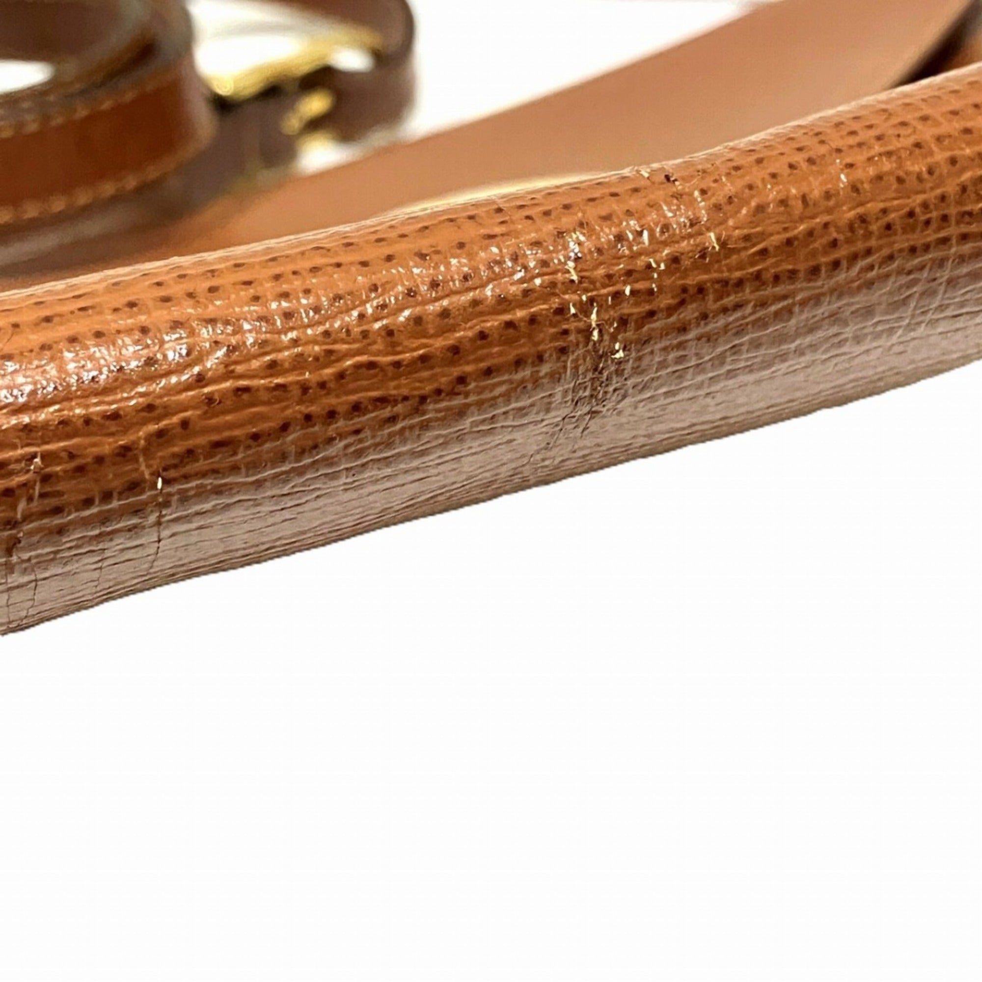 Celine Brown Leather Shoulder Bag (Pre-Owned)