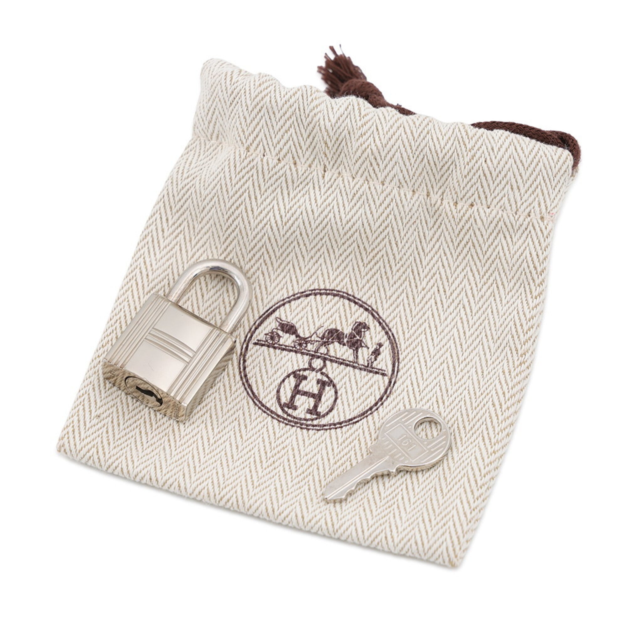 Hermes Picotin Silver Taurillon Clemence Leather Handbag (Pre-Owned)