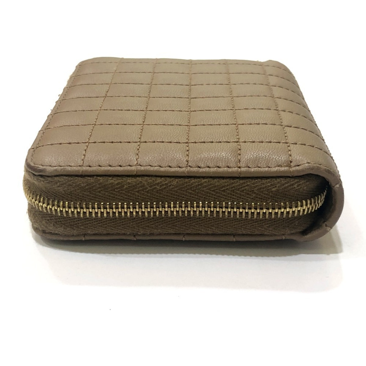 Celine Brown Leather Coin Purse/Coin Case (Pre-Owned)
