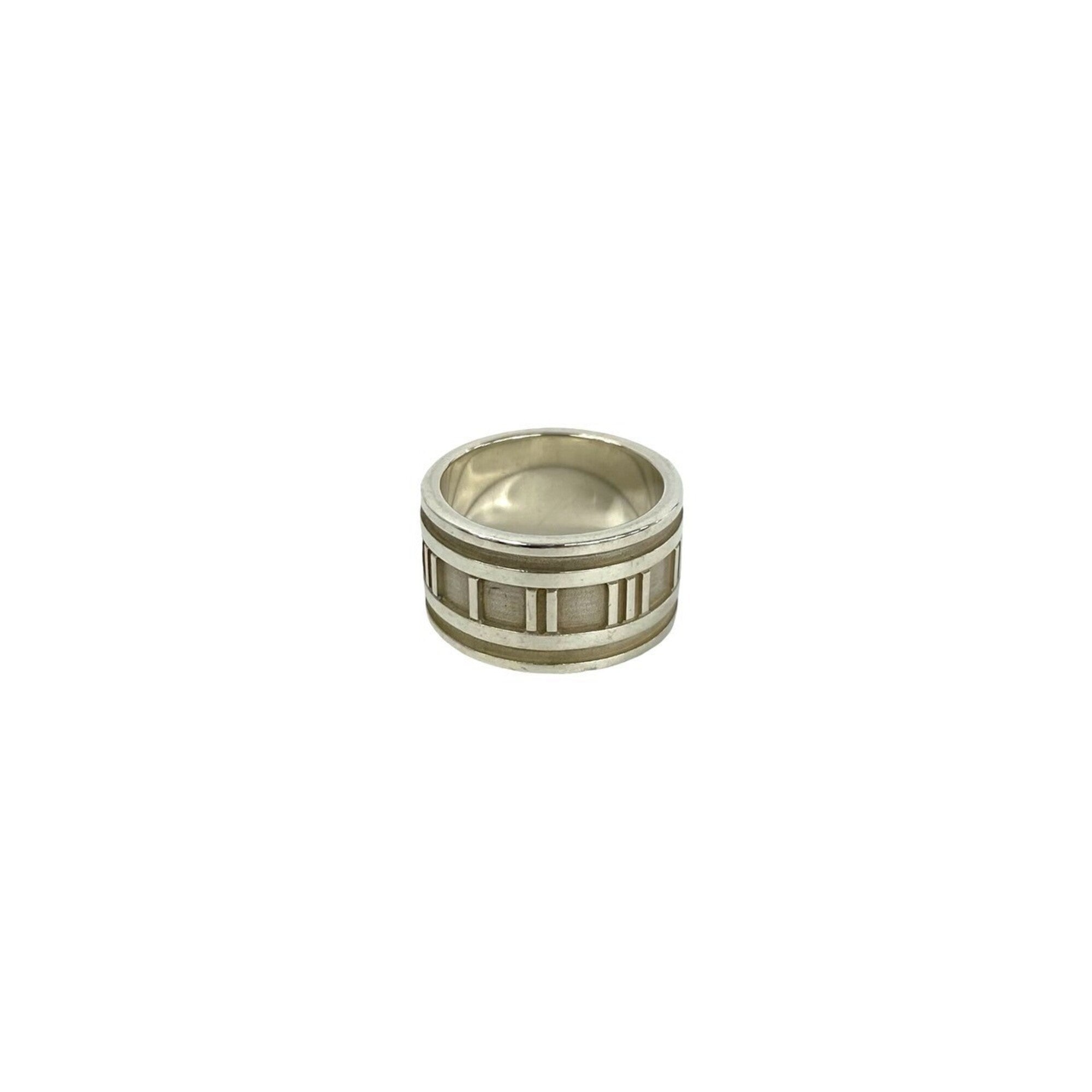 Tiffany Silver Silver 925 Band Ring (Pre-Owned)