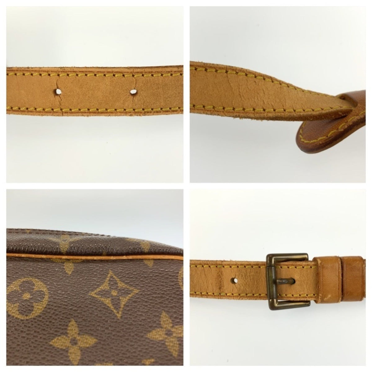 Louis Vuitton Monogram Brown Pvc Leather Messenger Bag Shoulder Bag (Pre-Owned)