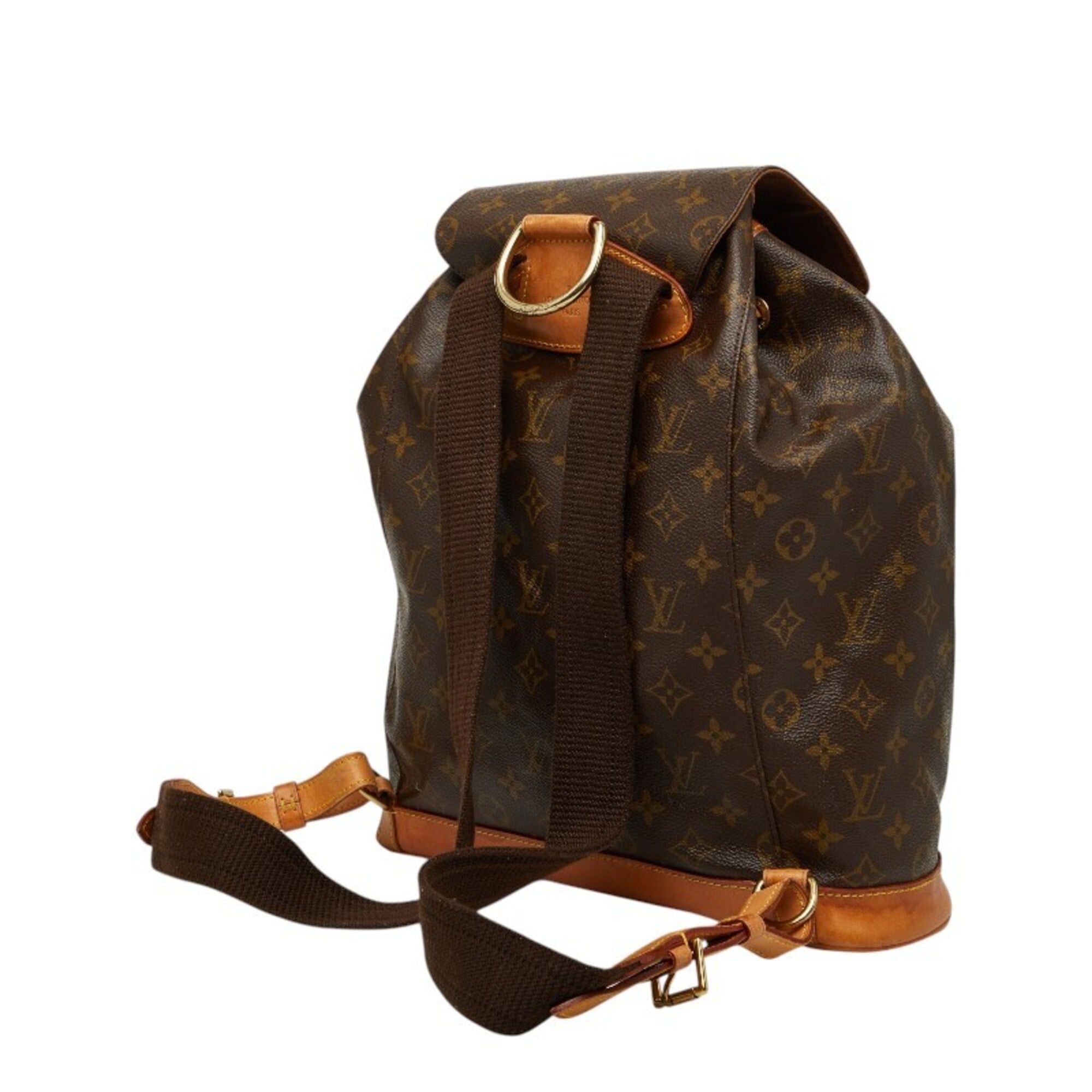 Louis Vuitton Brown Pvc Leather Backpack (Pre-Owned)