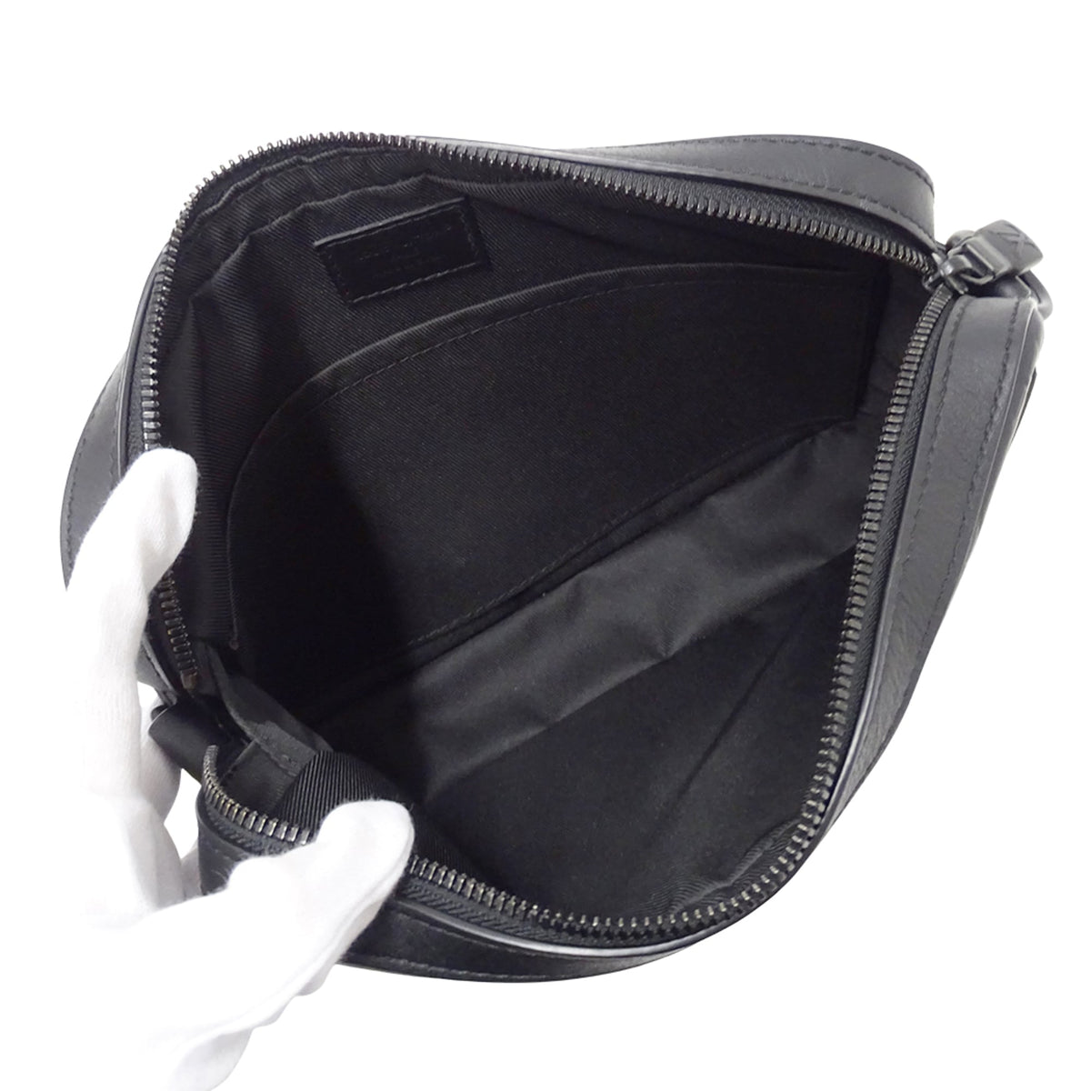 Louis Vuitton Black Monogram Noir Monogram Shadow Handbag Pouch Shoulder Bag (Pre-Owned)