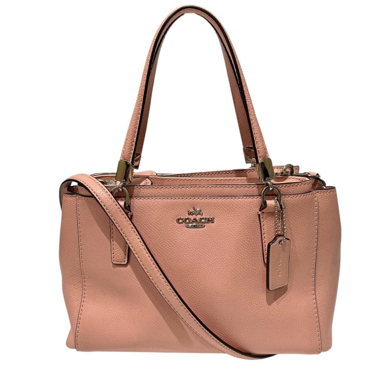 Coach Pink Leather Handbag (Pre-Owned)