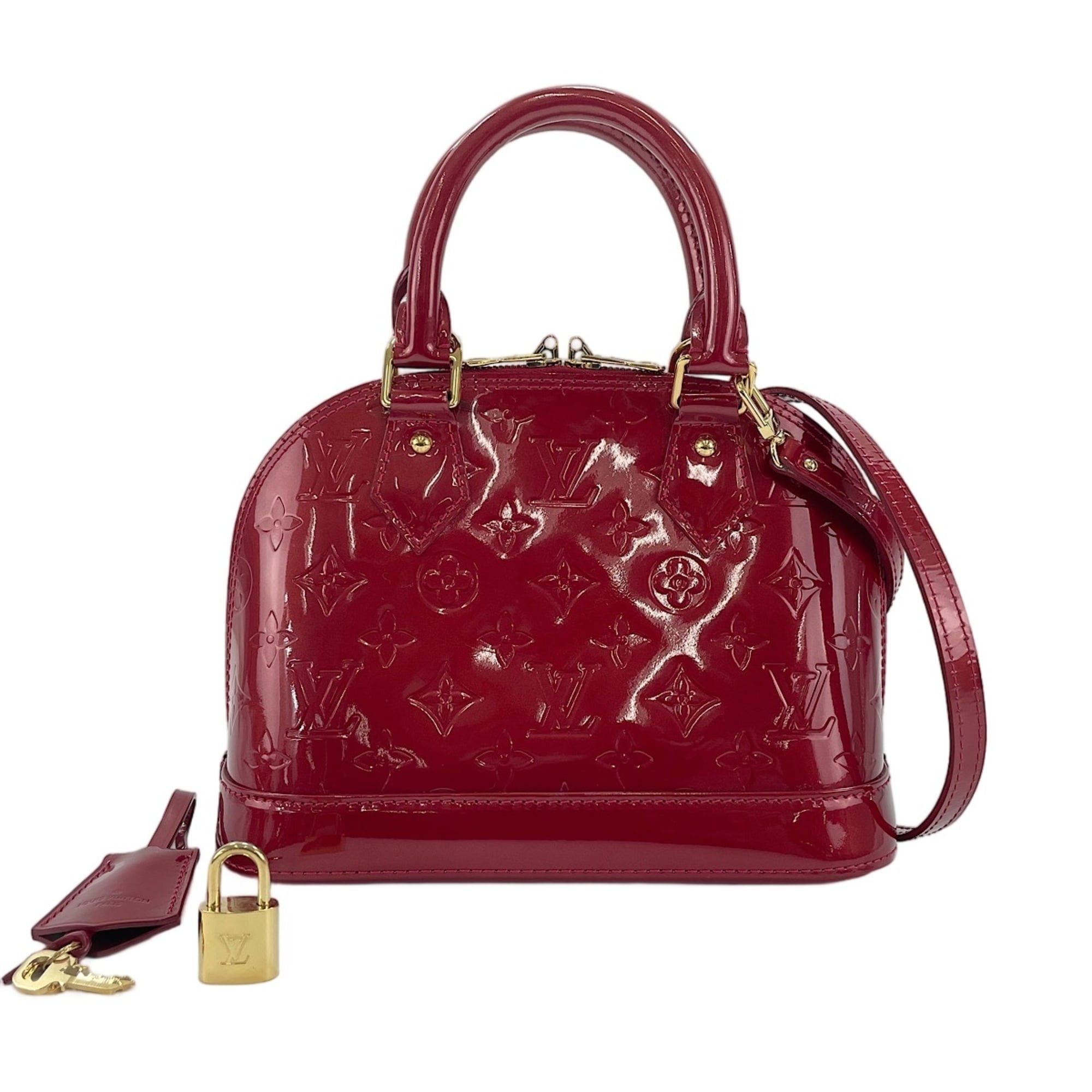 Louis Vuitton Red Color Handbag (Pre-Owned)