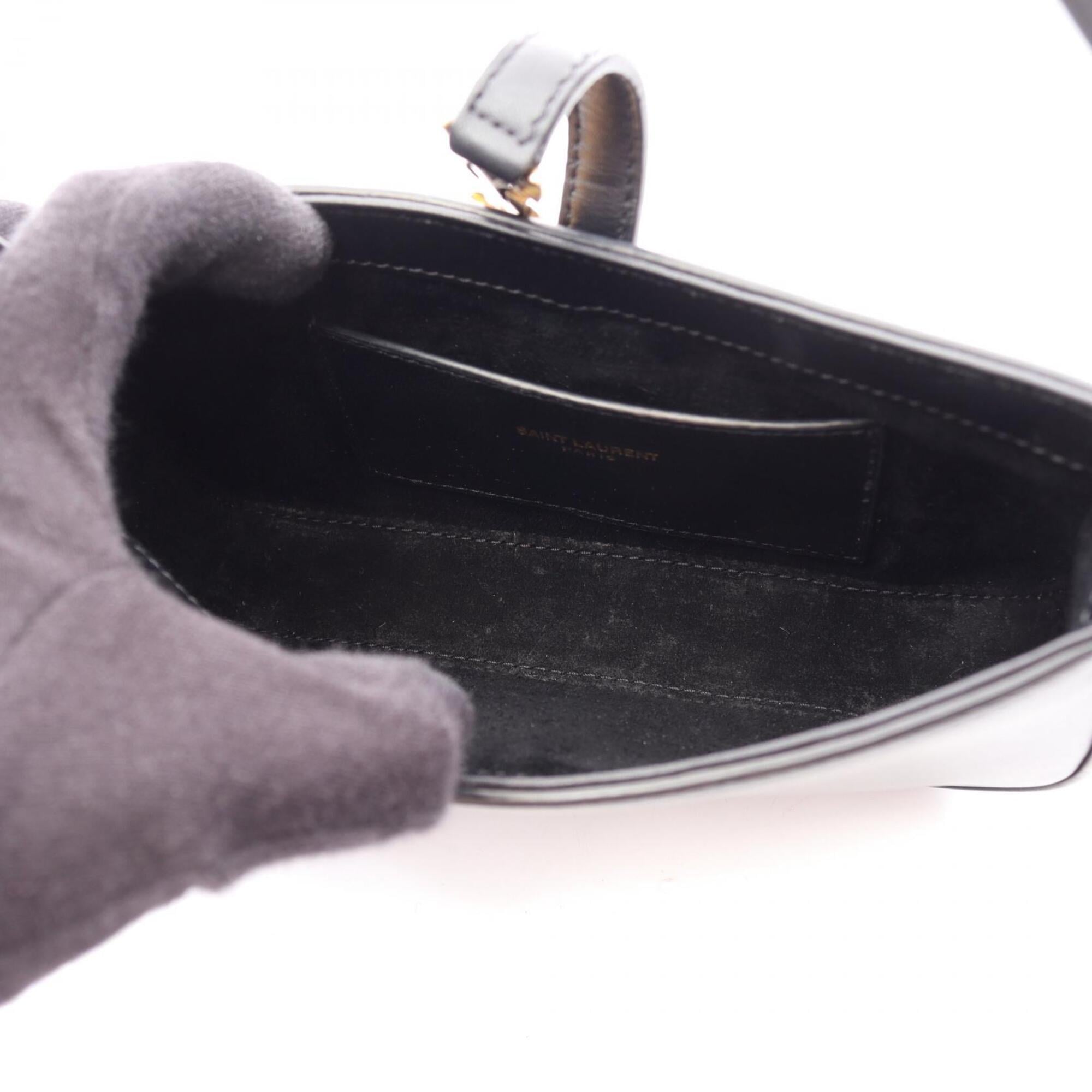Yves Saint Laurent Black Leather Handbag (Pre-Owned)