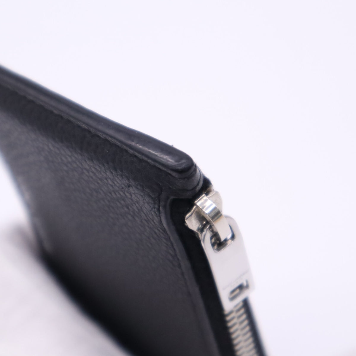 Yves Saint Laurent Black Leather Coin Purse/Coin Case (Pre-Owned)
