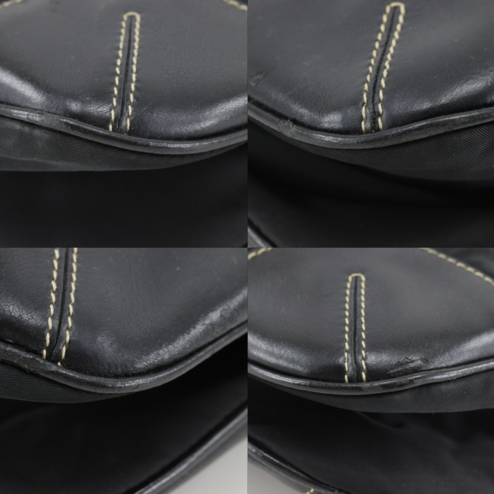 Prada Black Nylon Shoulder Bag (Pre-Owned)