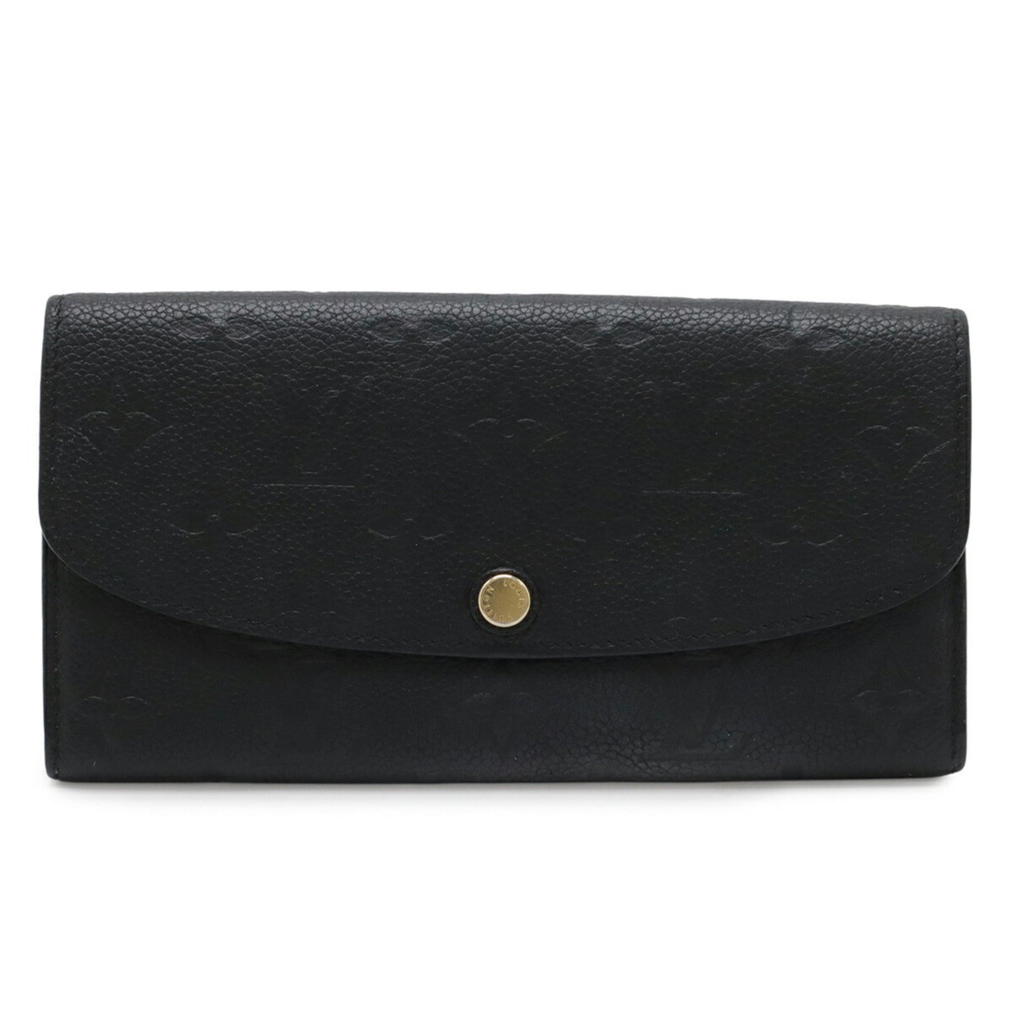Louis Vuitton Monogram Empreinte Black Noir Monogram Empreinte Long Wallet (Bi-Fold) (Pre-Owned)
