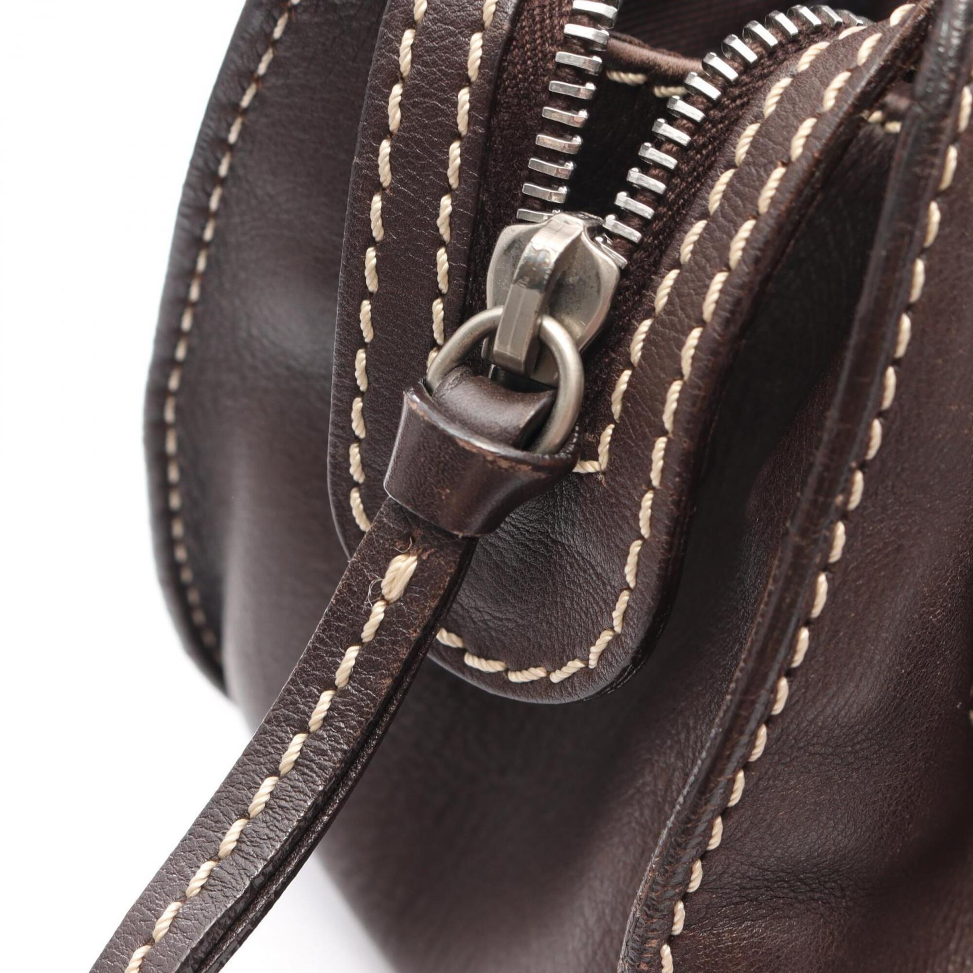 Celine Brown Leather Handbag (Pre-Owned)