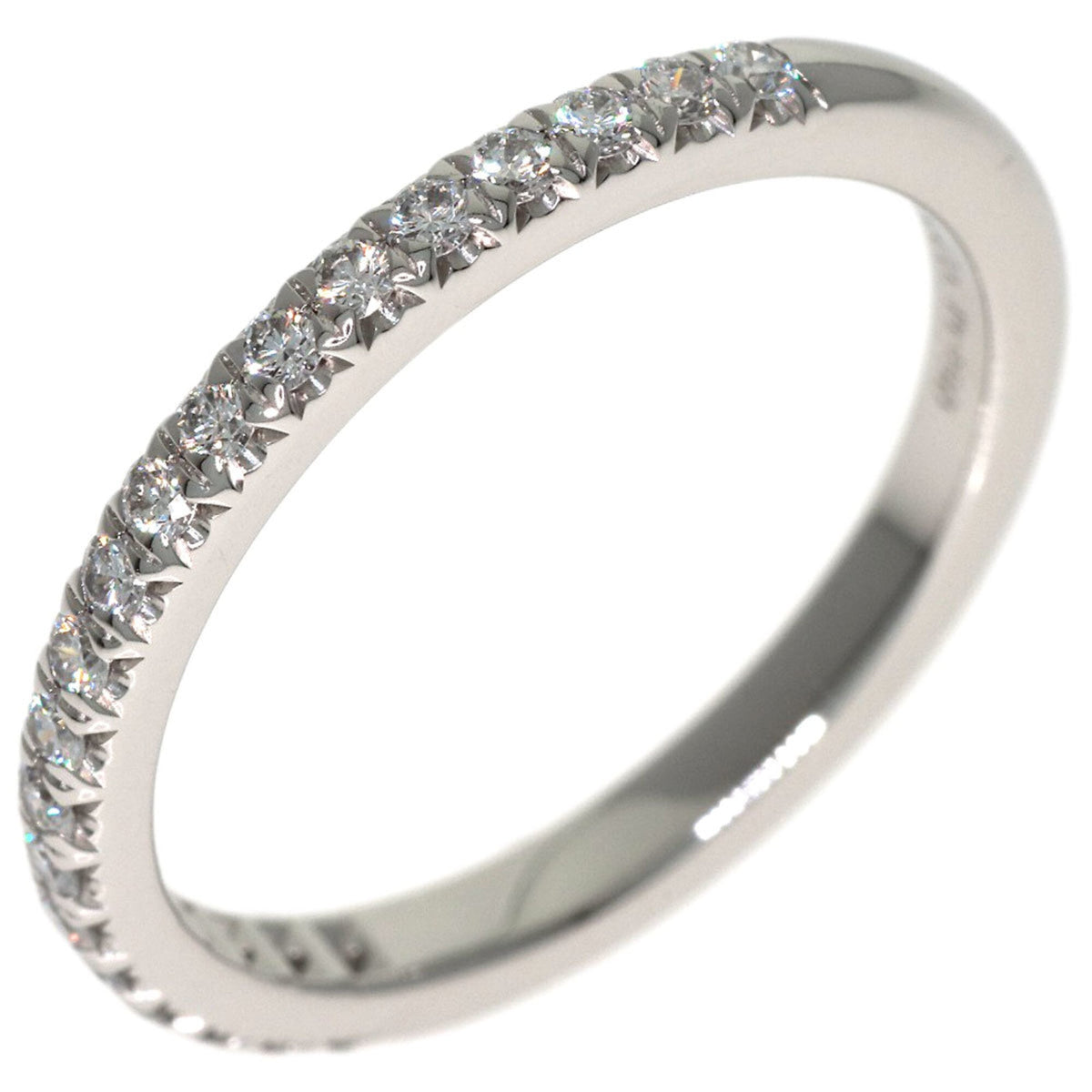 Tiffany Platinum Platinum 950 Band Ring (Pre-Owned)