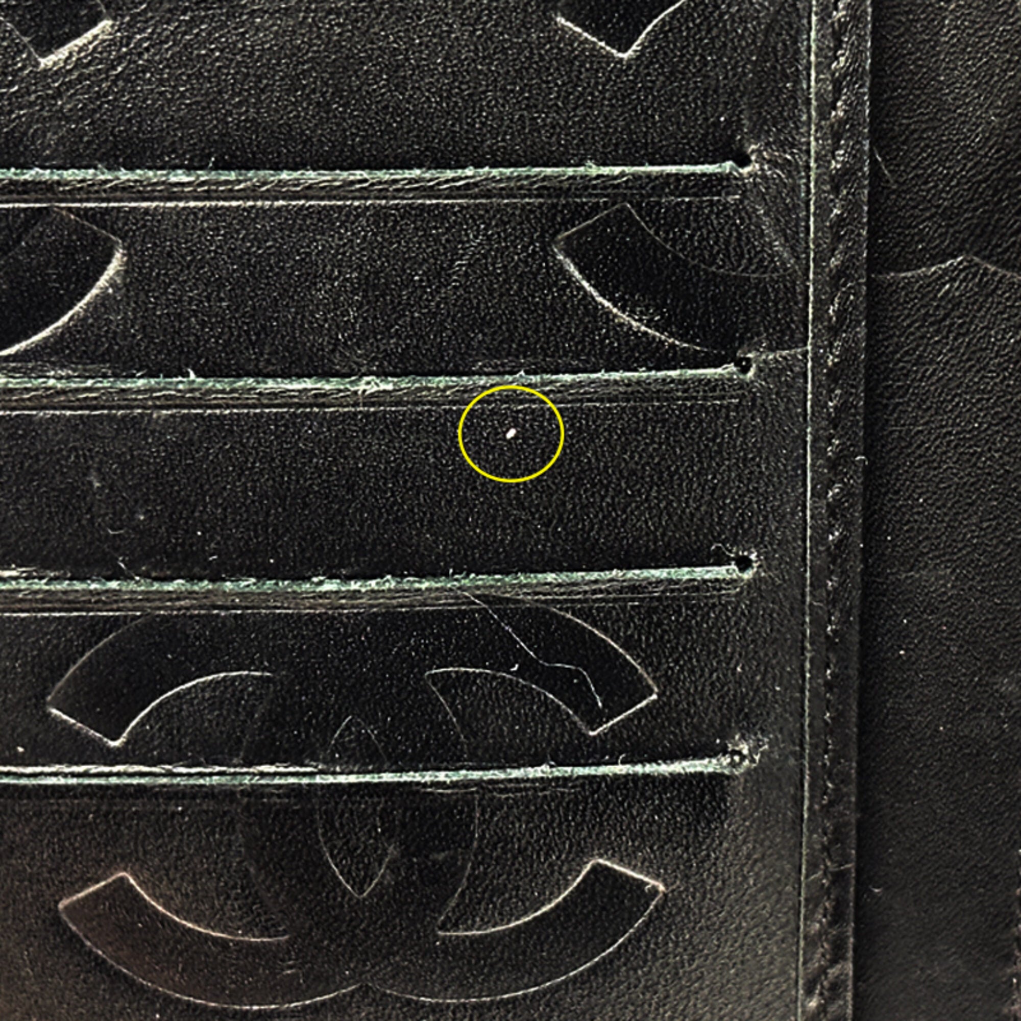 Chanel Black Long Wallet (Bi-Fold) (Pre-Owned)