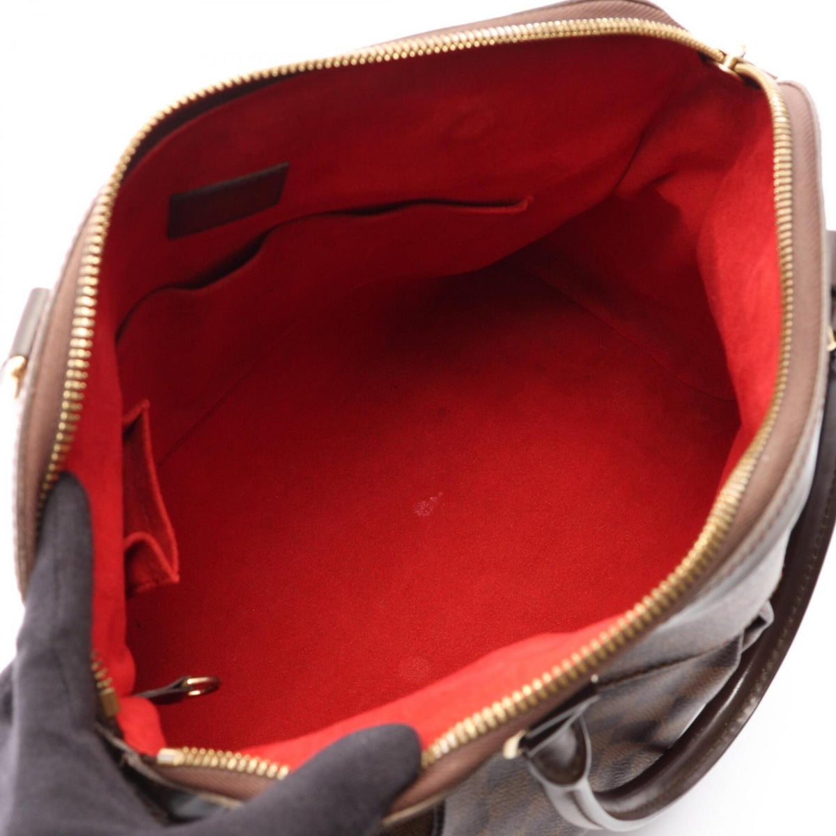 Louis Vuitton Brown Coated Canvas Leather Handbag (Pre-Owned)