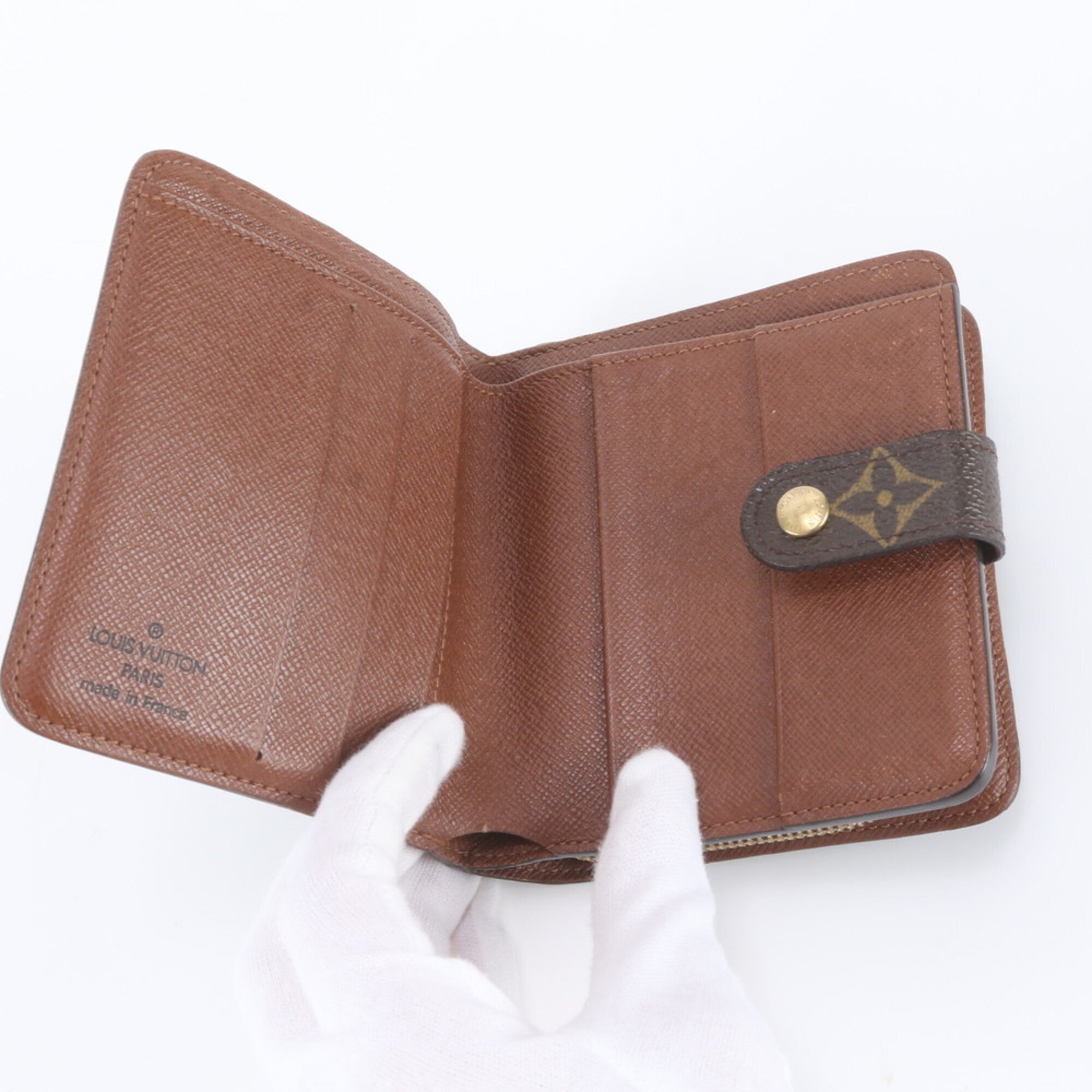 Louis Vuitton Brown Cuir Ombre Leather Coated Canvas Wallet (Bi-Fold) (Pre-Owned)