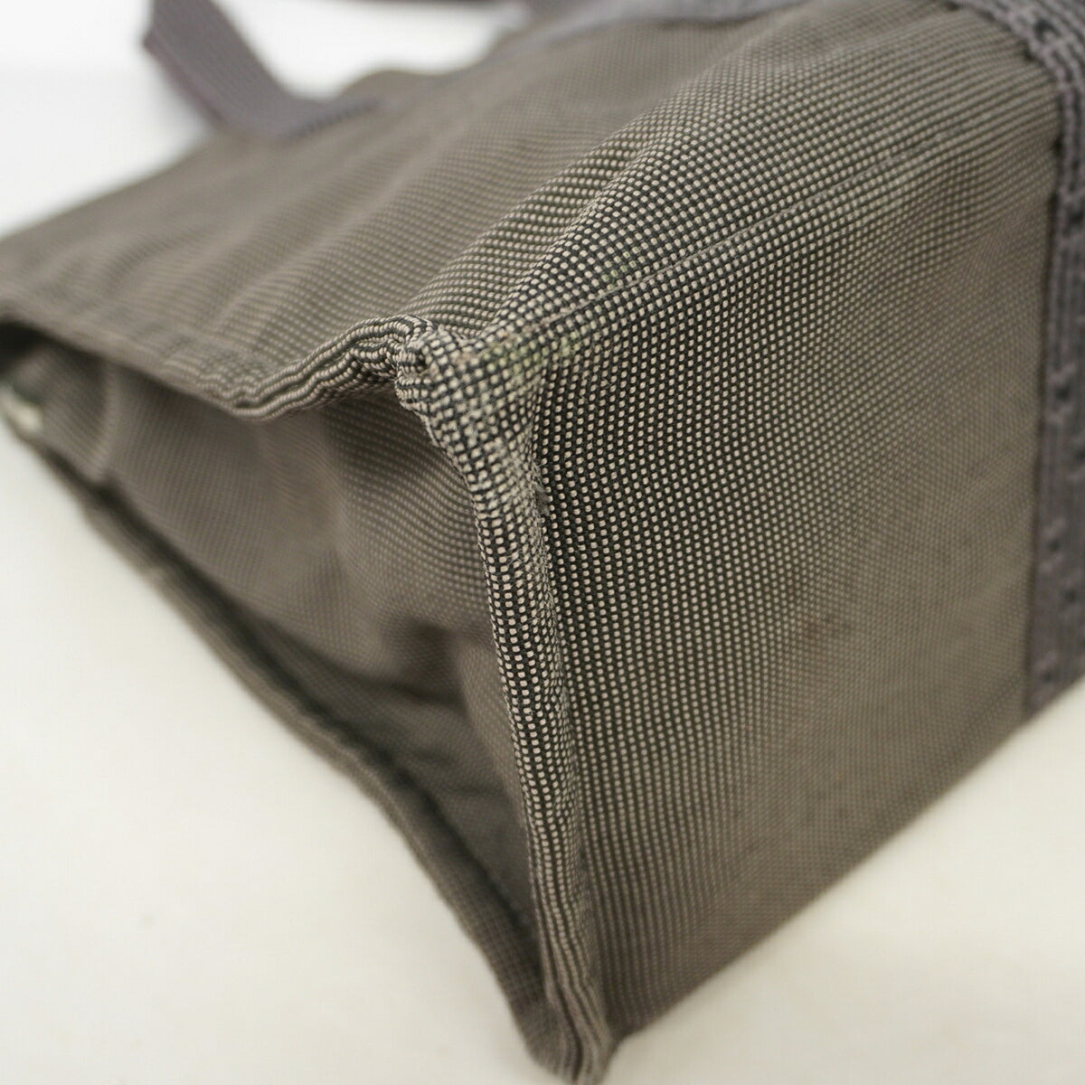 Hermes Gray Nylon Tote Bag (Pre-Owned)