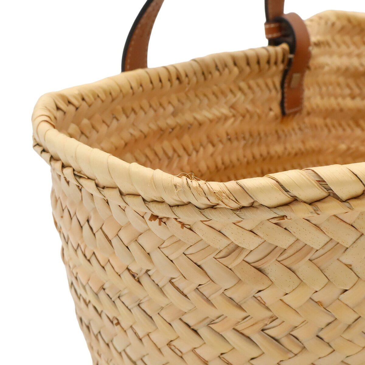 Loewe Brown Leather Basket Handbag (Pre-Owned)