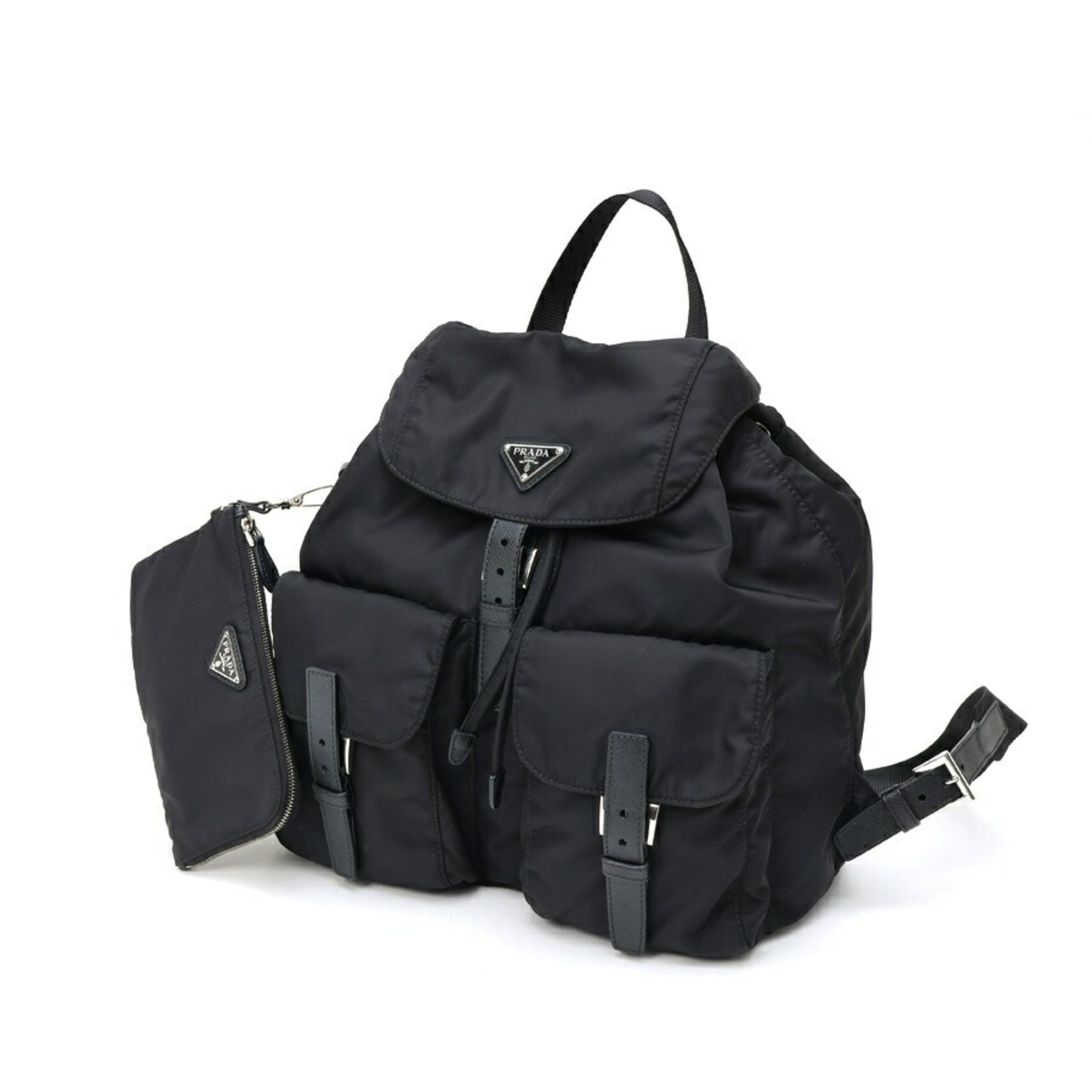 Prada Black Fabric Backpack (Pre-Owned)