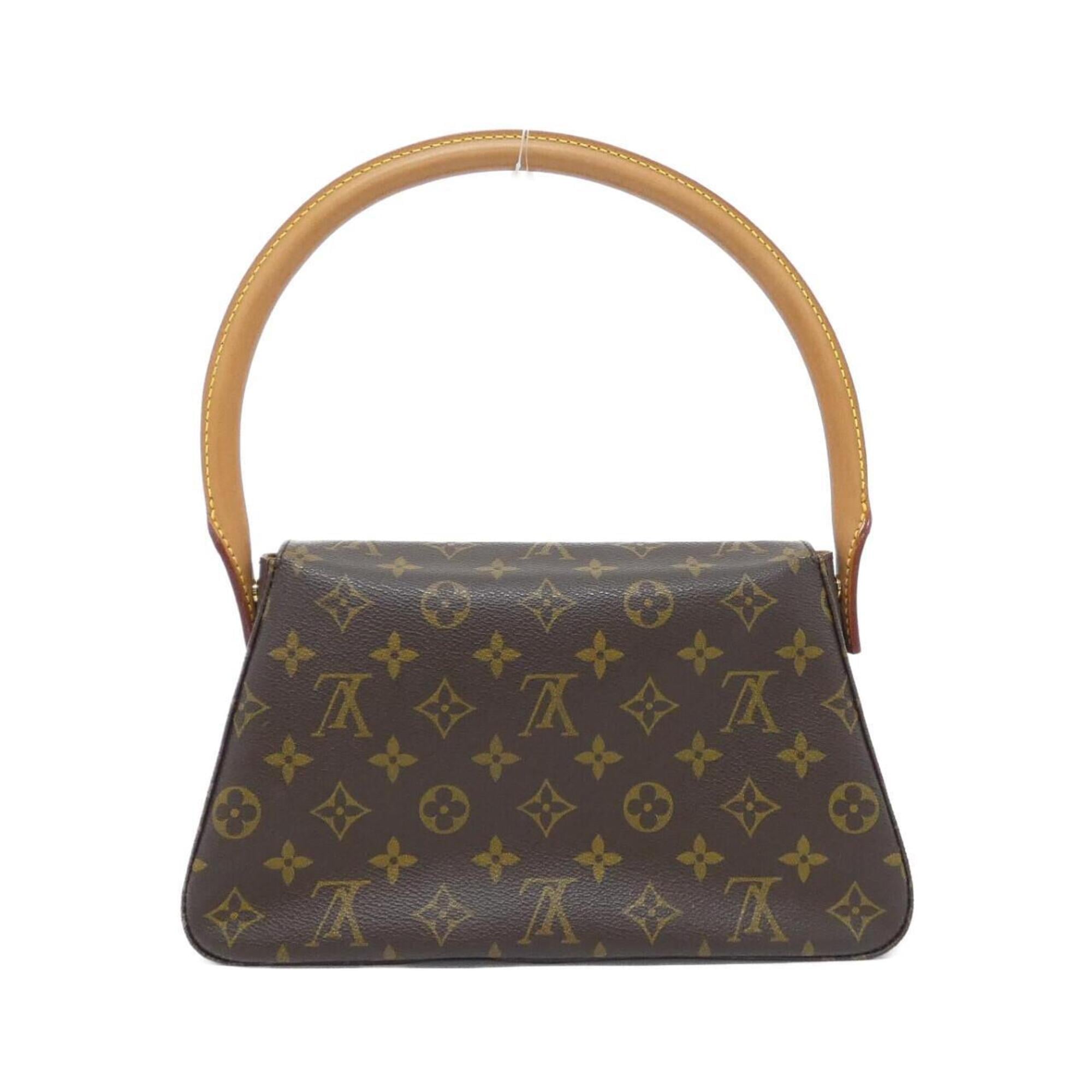 Louis Vuitton Monogram Marron Coated Canvas Shoulder Bag (Pre-Owned)