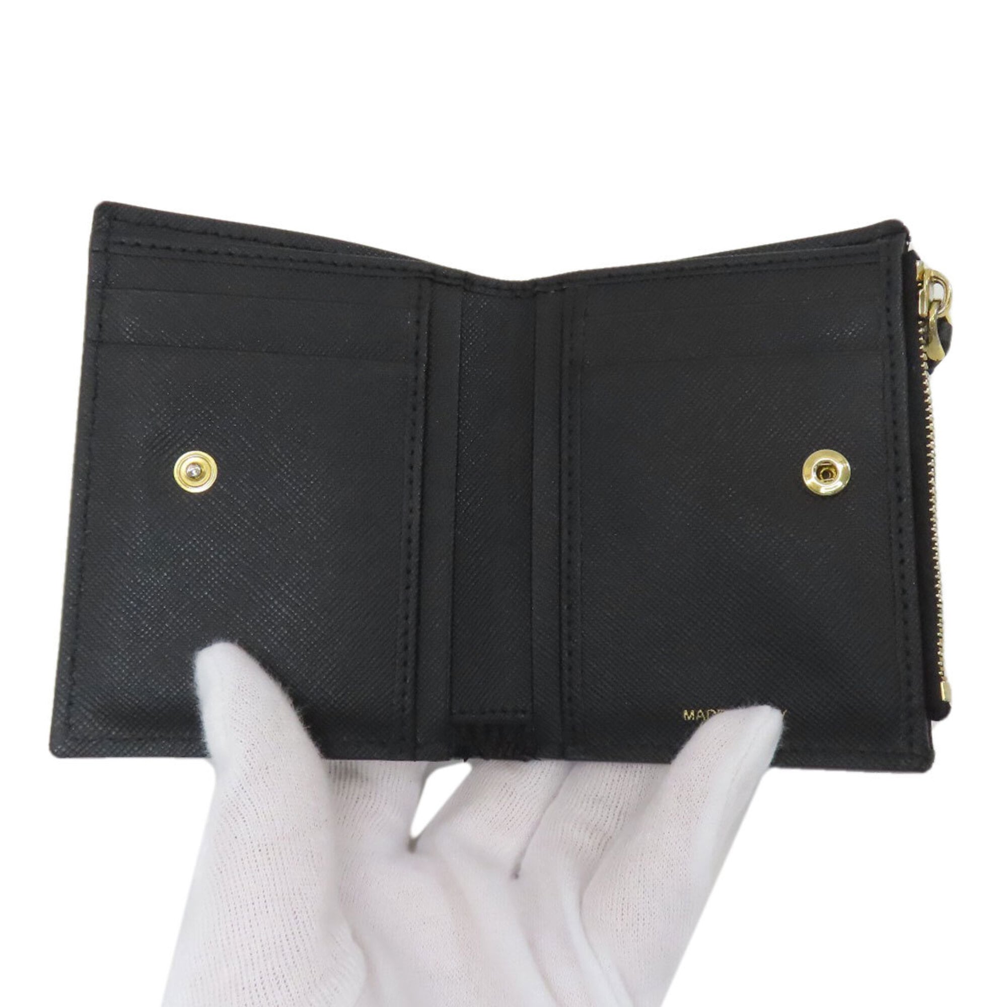 Marni Black Leather Wallet (Bi-Fold) (Pre-Owned)