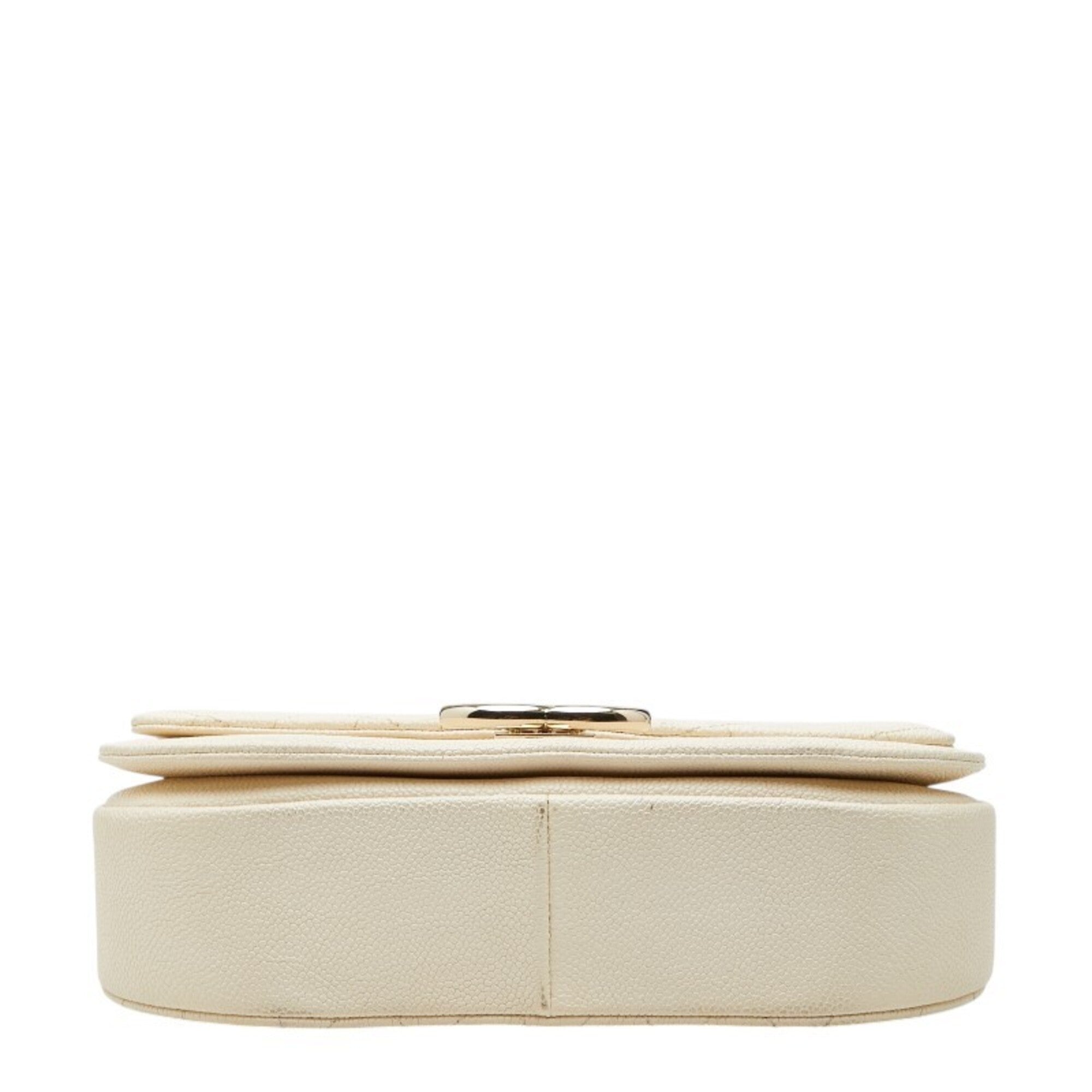 Chanel Beige Grained Calfskin Shopping Bag (Pre-Owned)