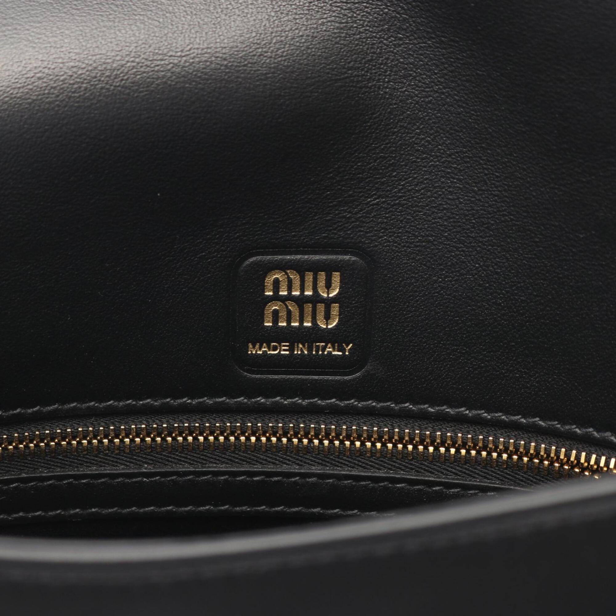 Miu Miu Black Leather Handbag (Pre-Owned)